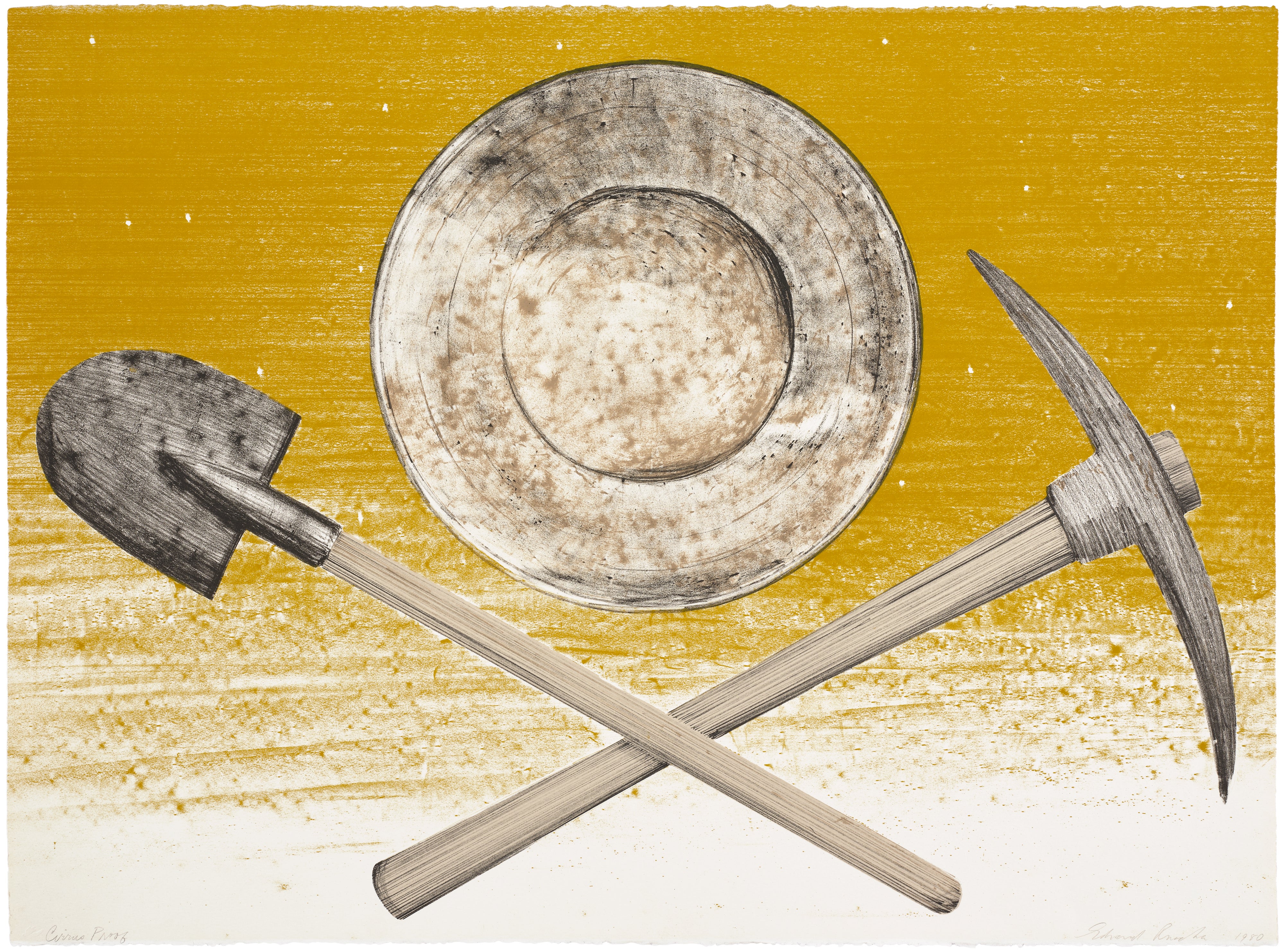 Ed Ruscha — Pick, Pan, Shovel