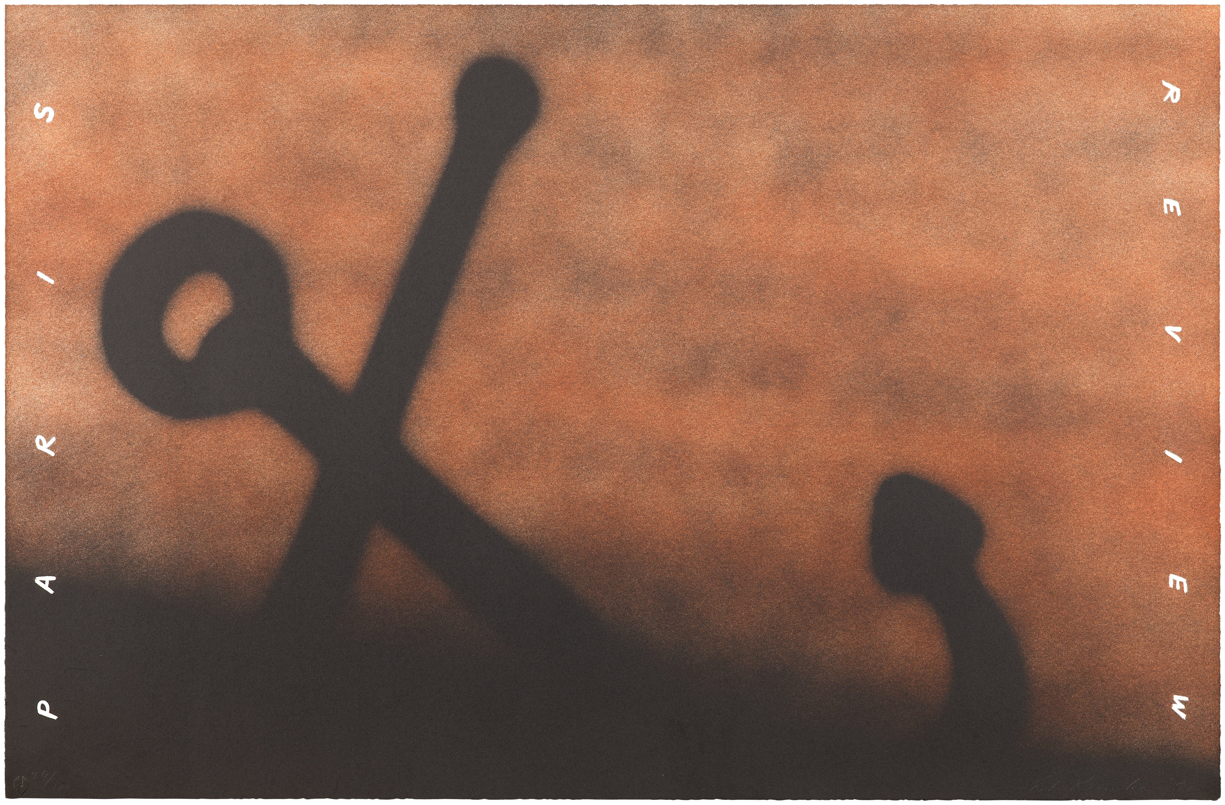Ed Ruscha — Anchor in Sand