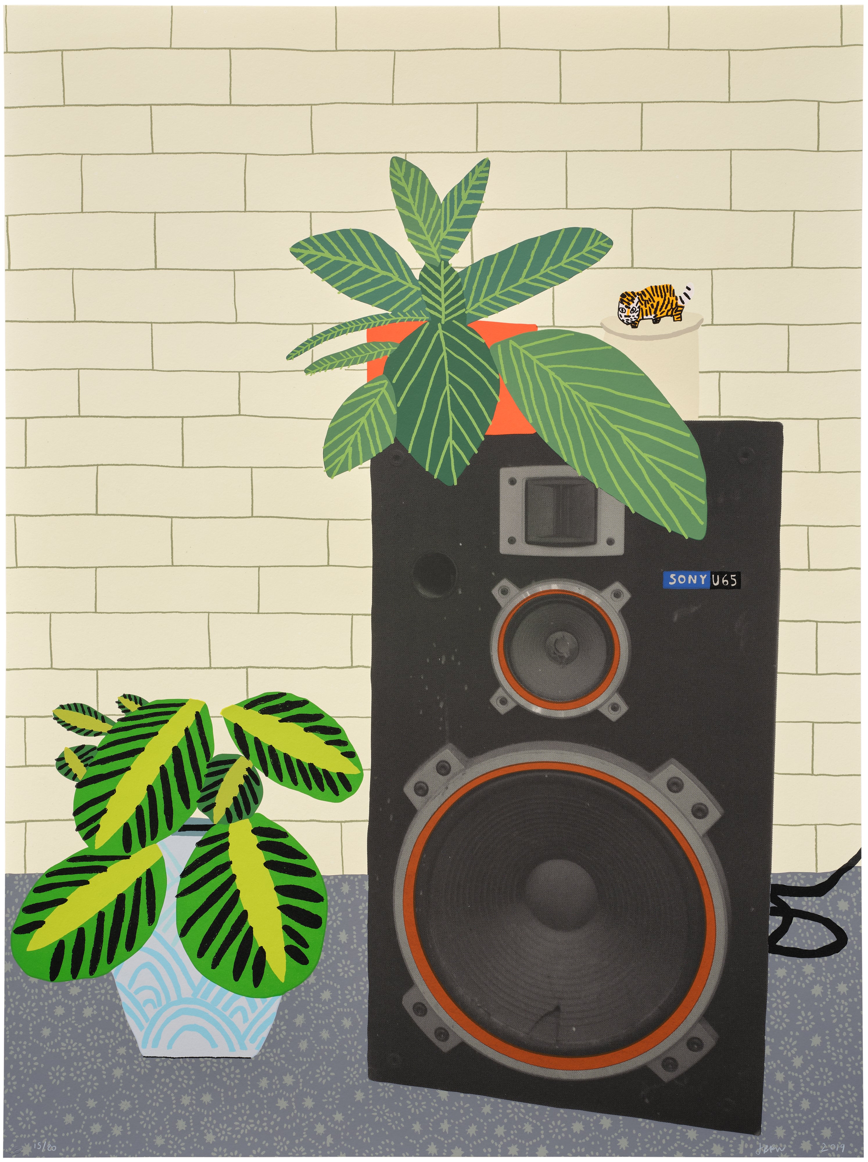 Jonas Wood — Speaker Still Life