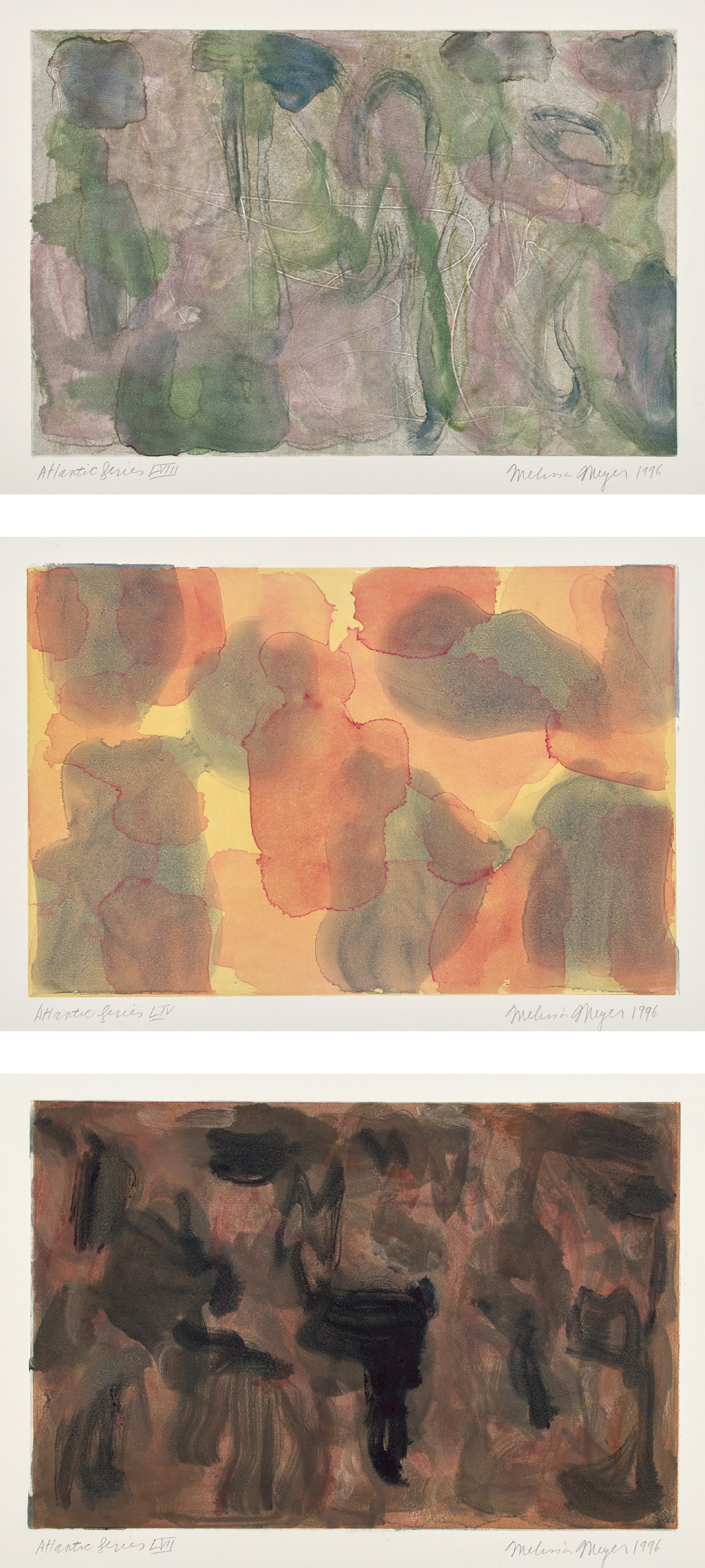 Melissa Meyer — Atlantic Series: three plates