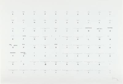 Blurry but not blind - after Mallarmé, from Alternumerics