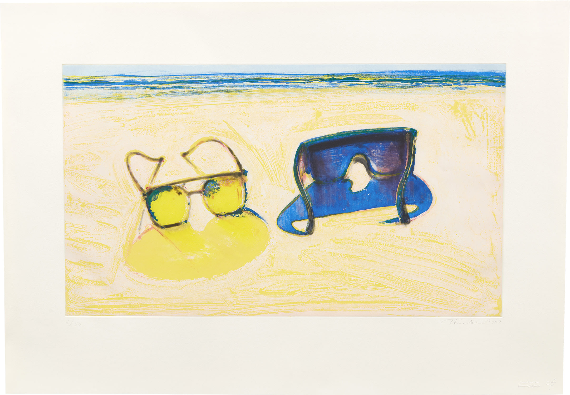 Wayne Thiebaud — Beach Glasses