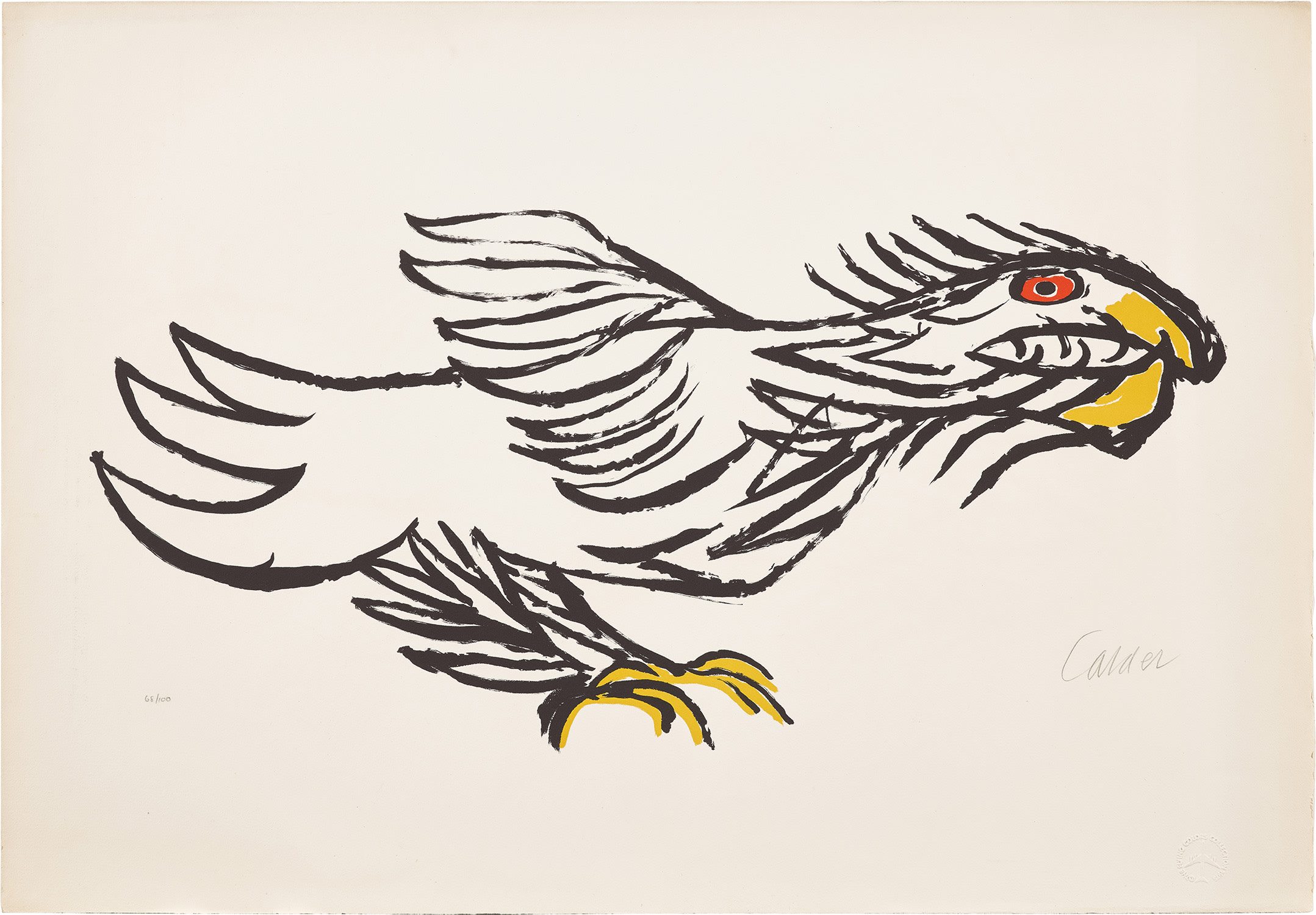 Alexander Calder — L'Aigle (The Eagle), from The Flying Colors Collection