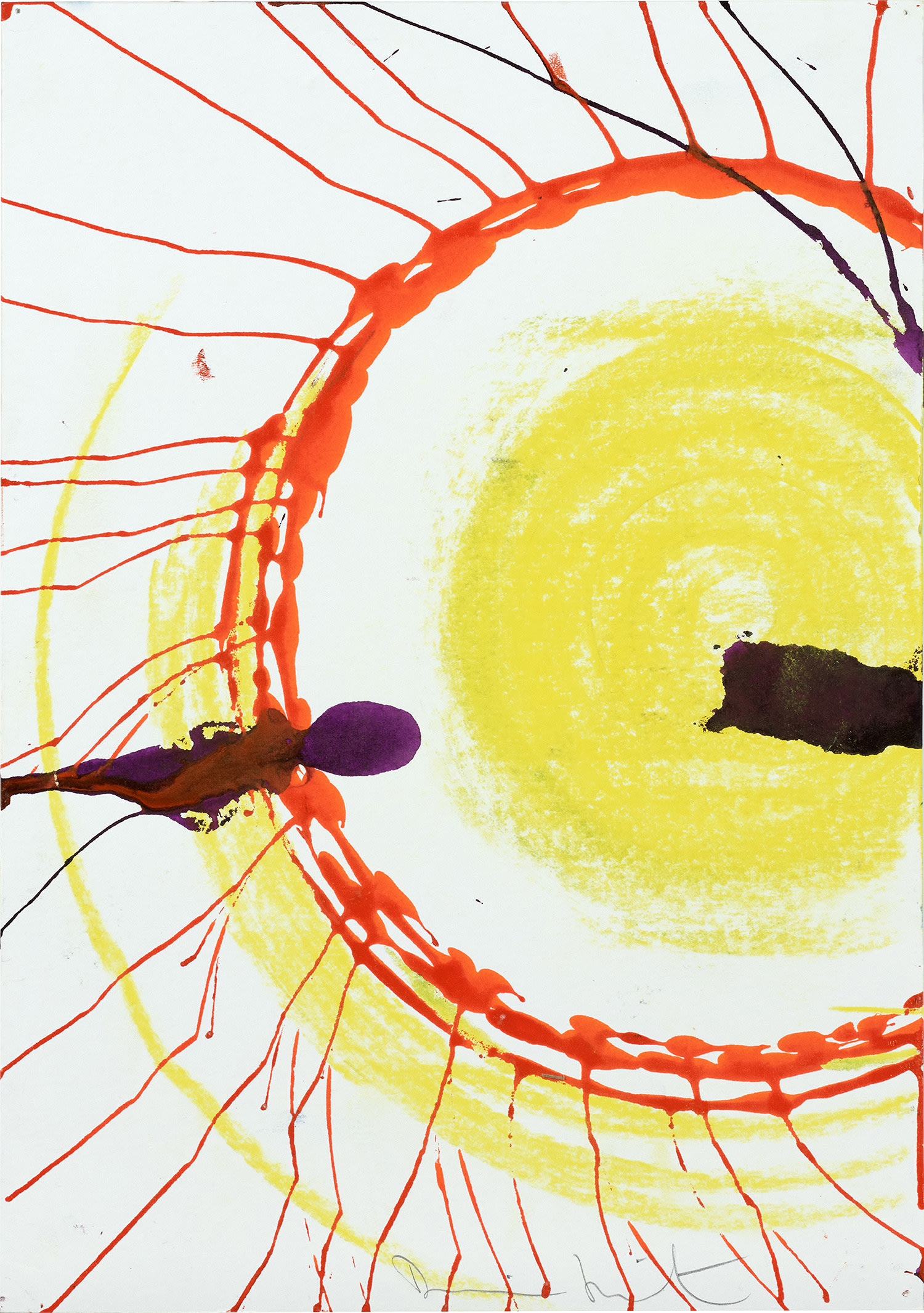 Damien Hirst — Spin Drawing