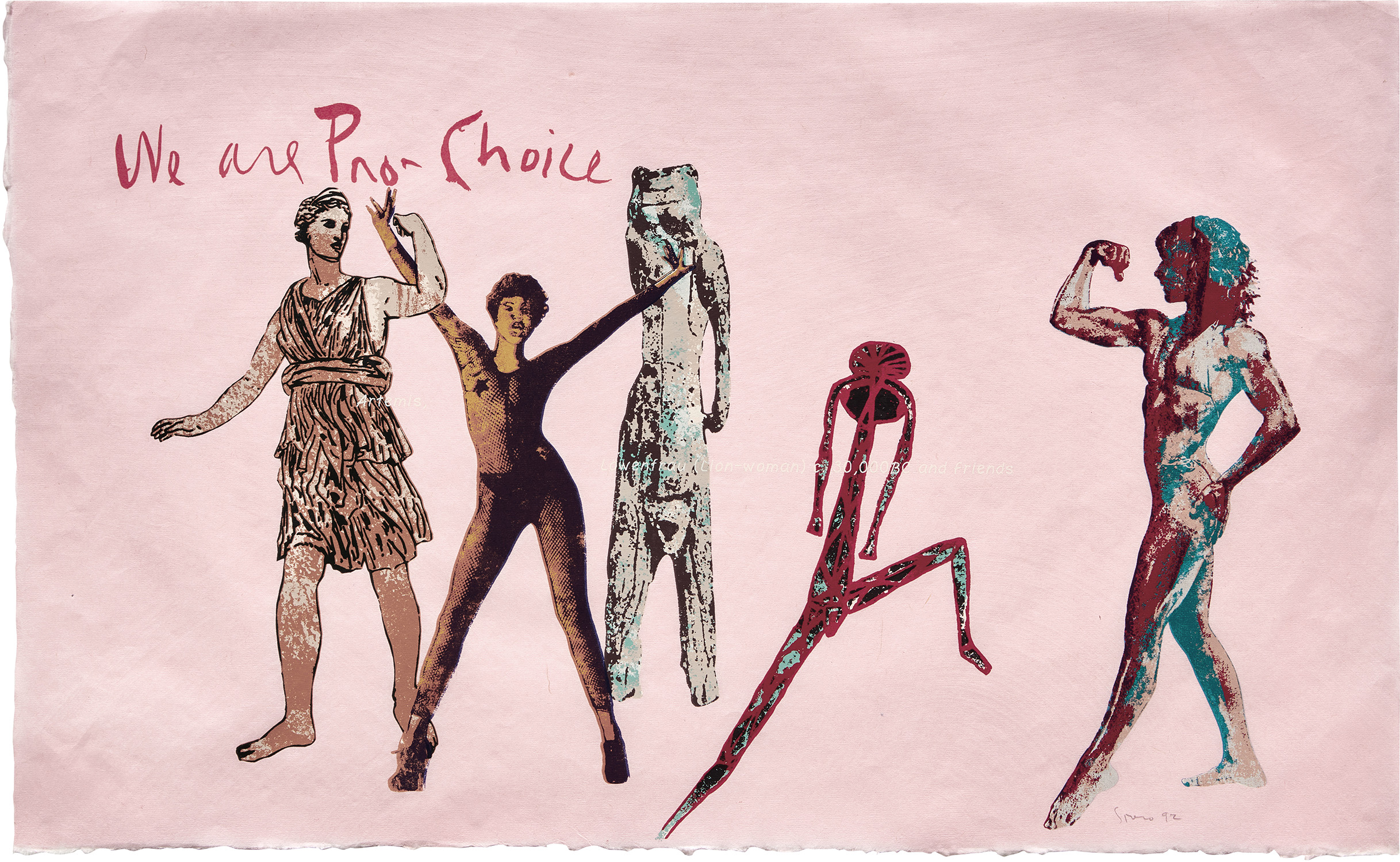 Nancy Spero — We are Pro Choice