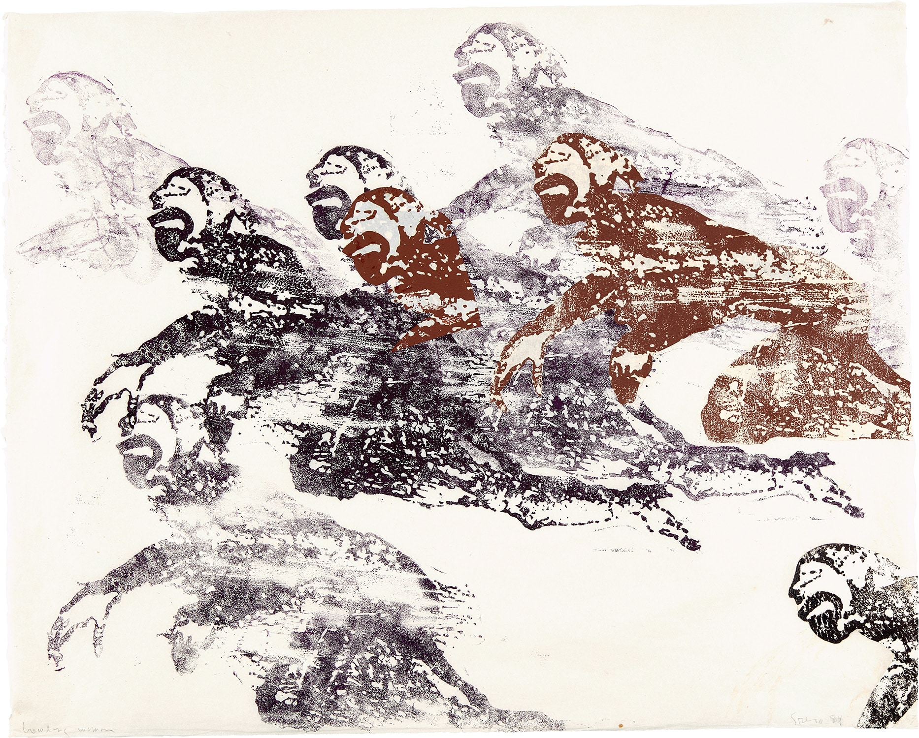 Nancy Spero — Crawling Woman