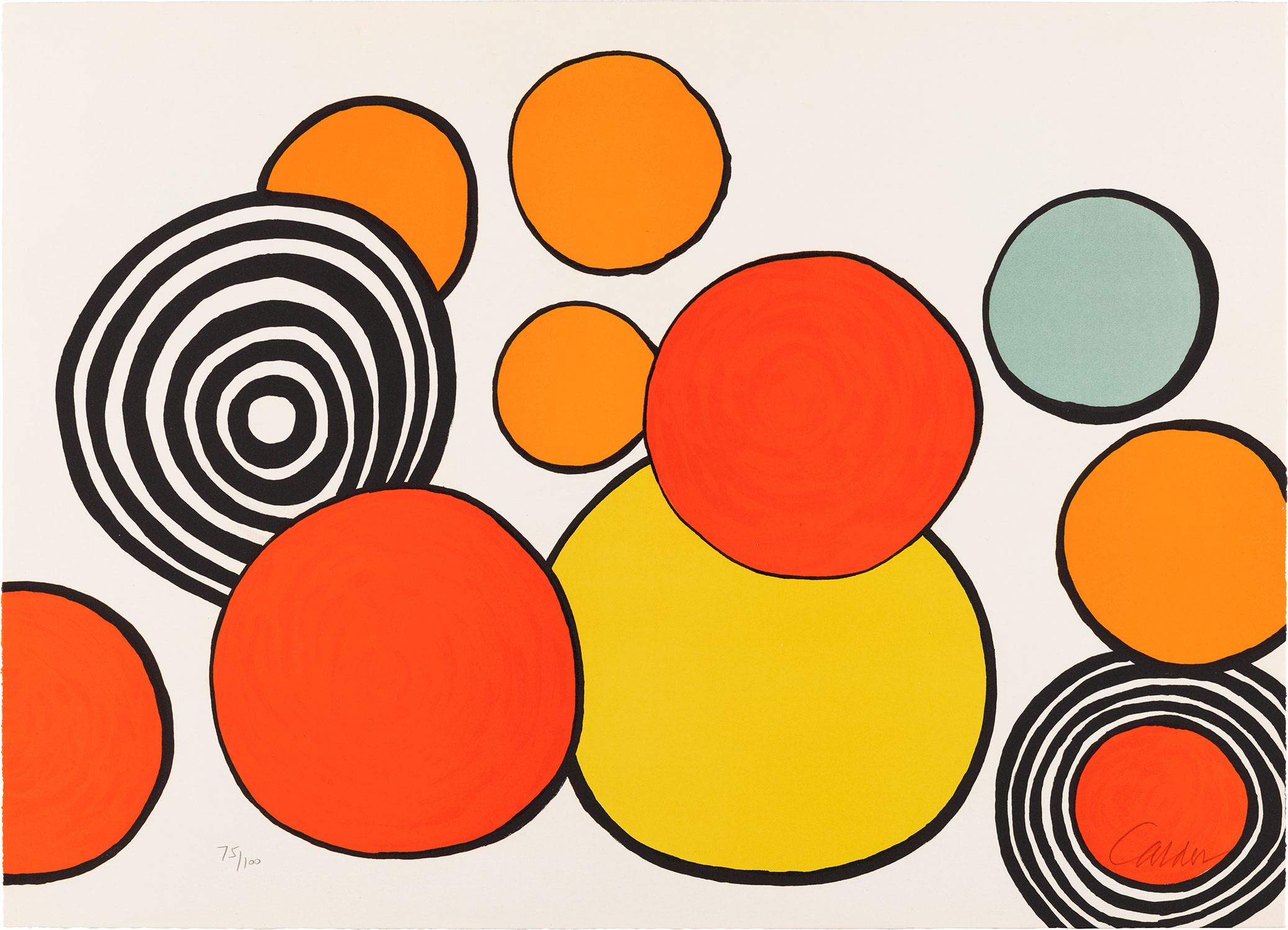 Alexander Calder — Taches de rousseur (Freckles), from La Mémoire élémentaire
