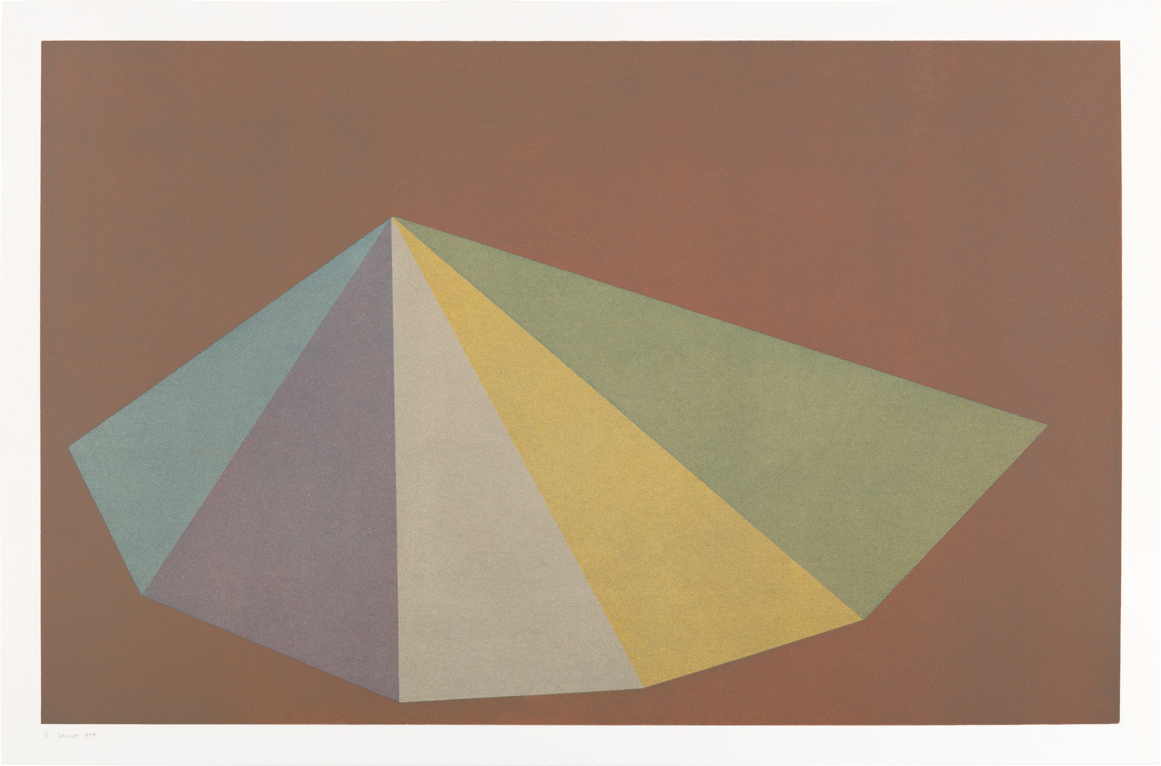 Sol LeWitt — Pyramids: plate #2 (K. 1987.03)