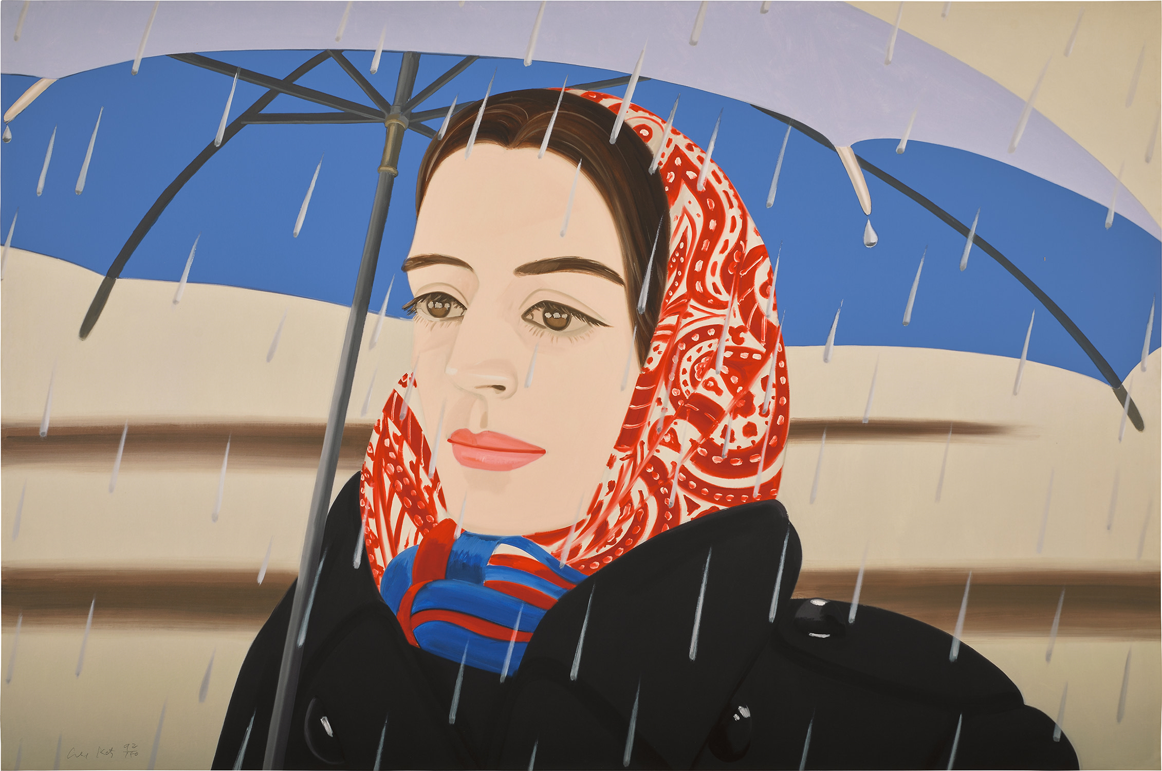 Alex Katz — Blue Umbrella 2