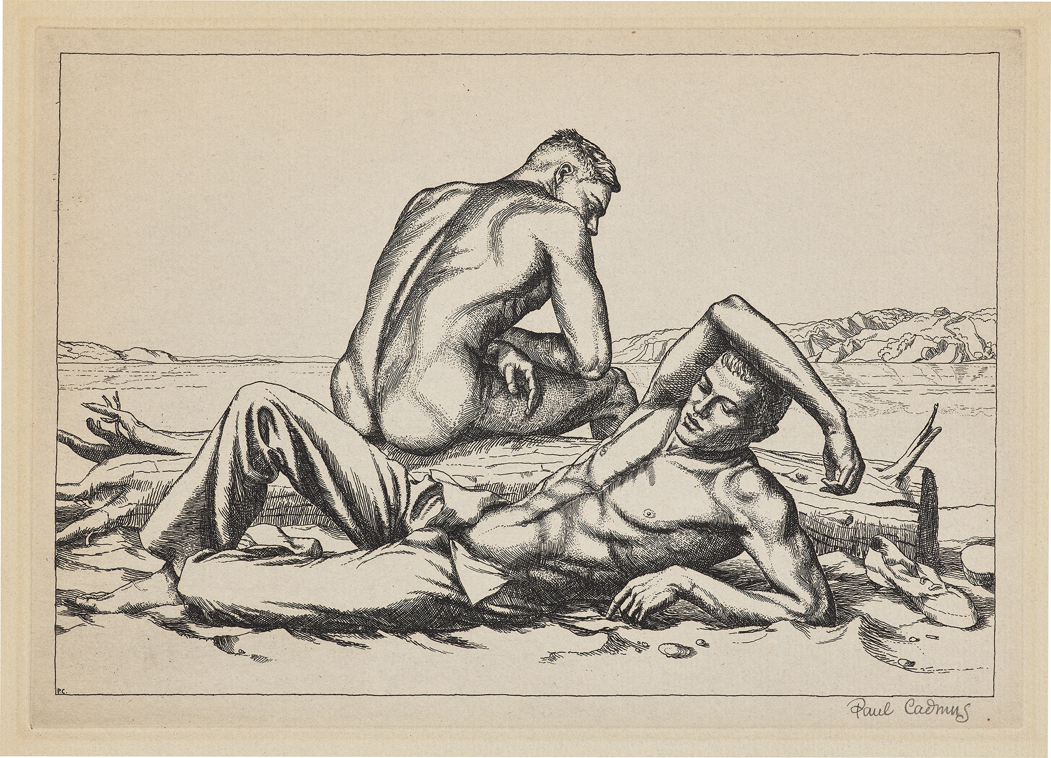 Two Boys on a Beach, No. 2 (D. 43, J. 86)