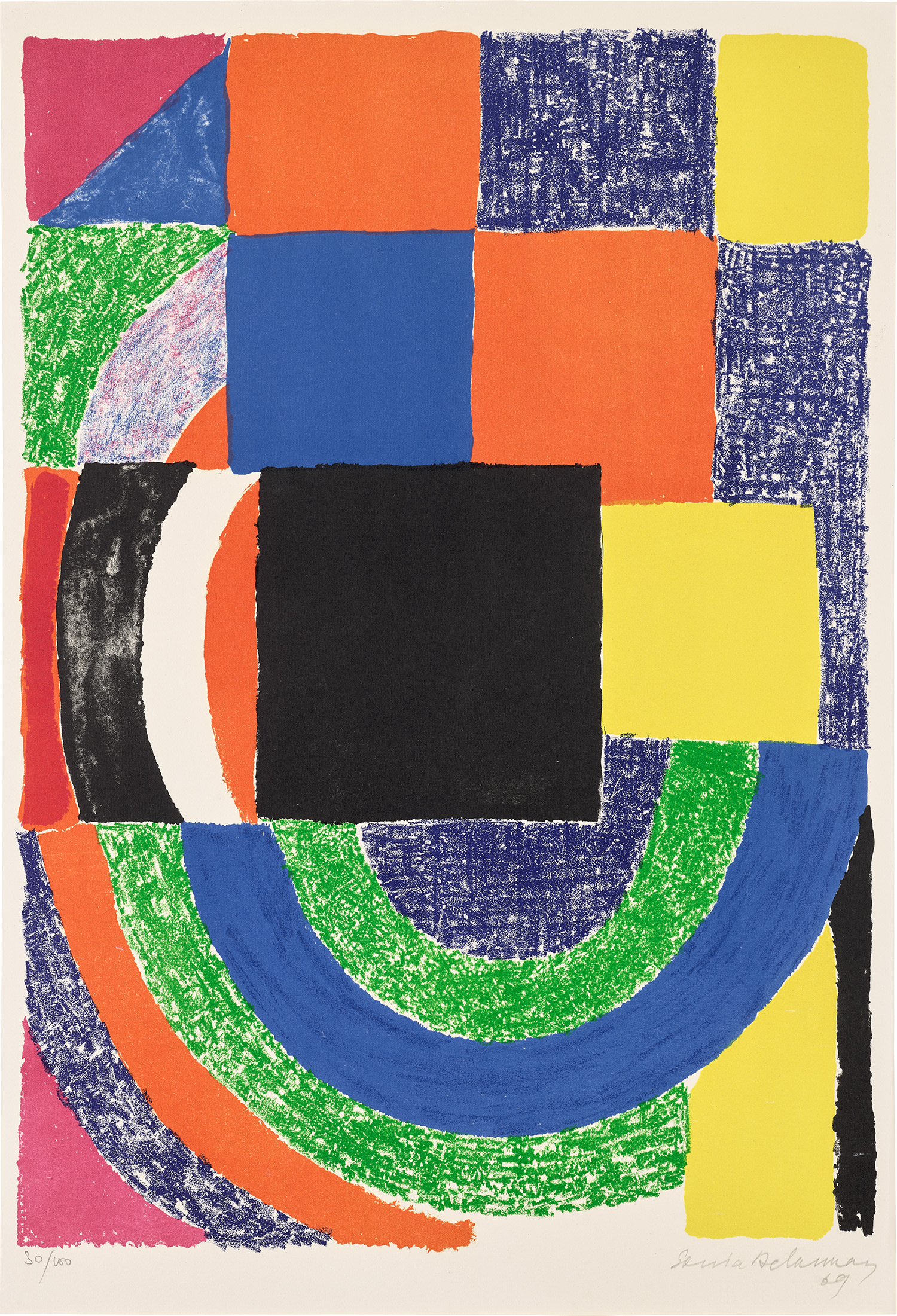 Sonia Delaunay — Carré noir (Black Square)