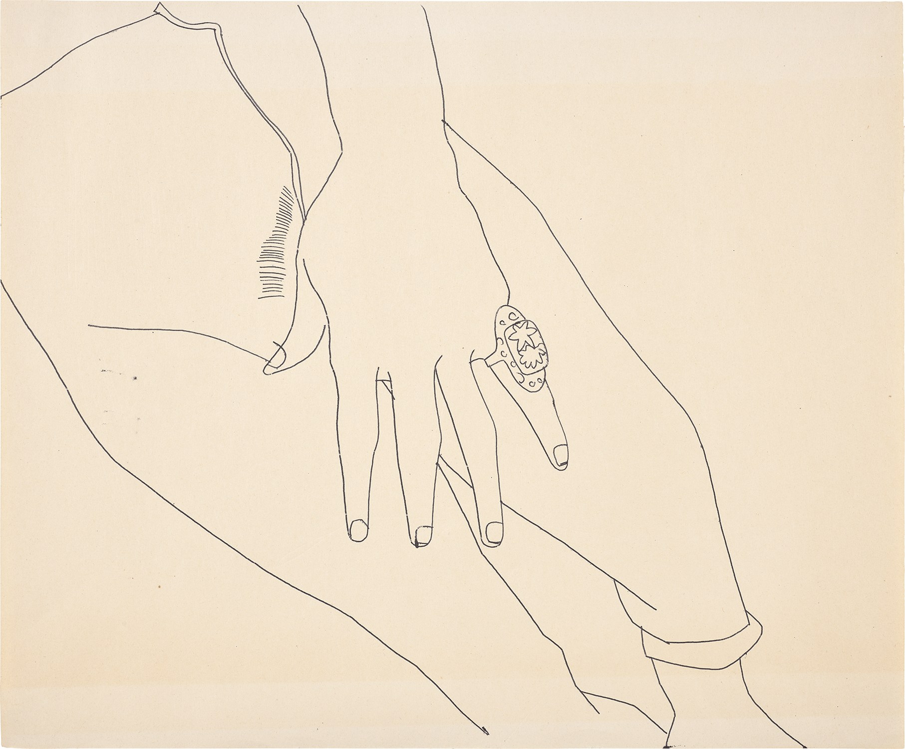 Andy Warhol — Torso with Hand