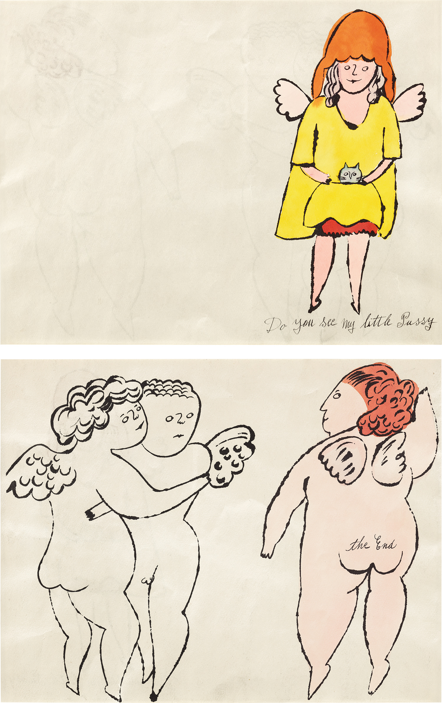 Andy Warhol — In the Bottom of My Garden: two plates (F. & S. IV.104A-105A)