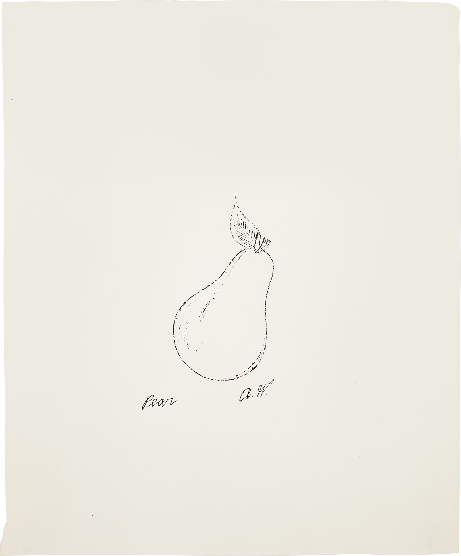 Andy Warhol — Pear