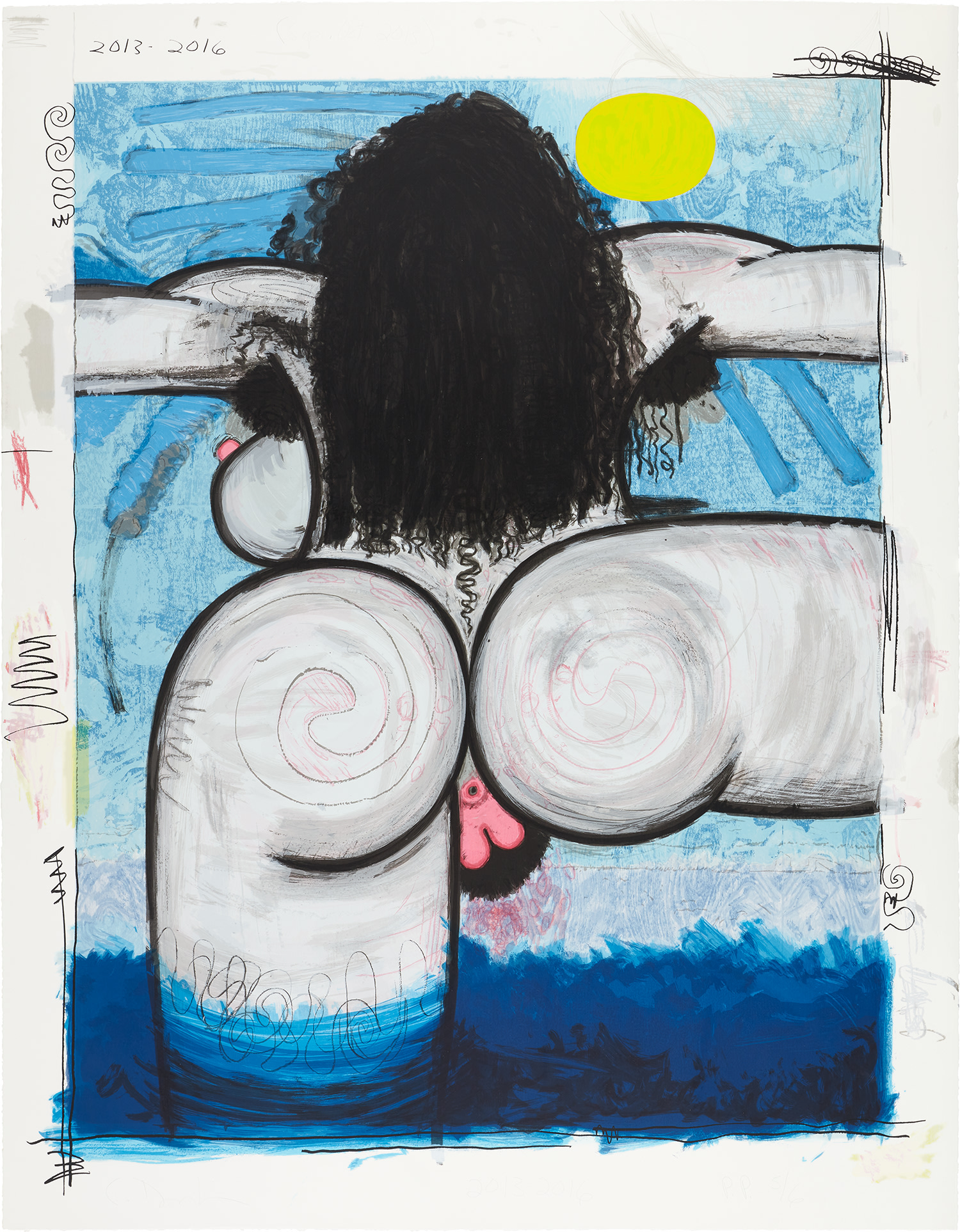 Carroll Dunham — Bather