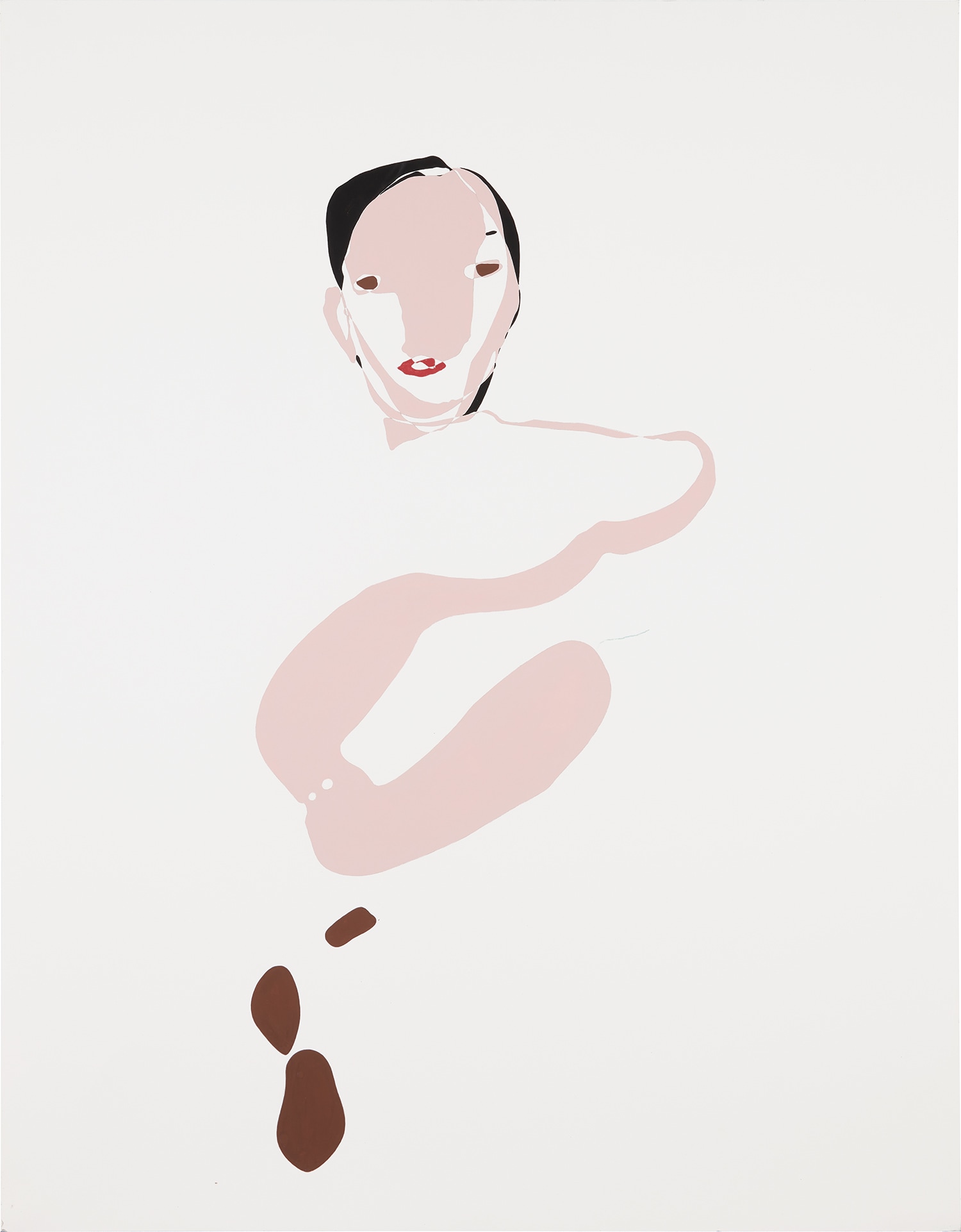 Nicola Tyson — Dark Haired Girl