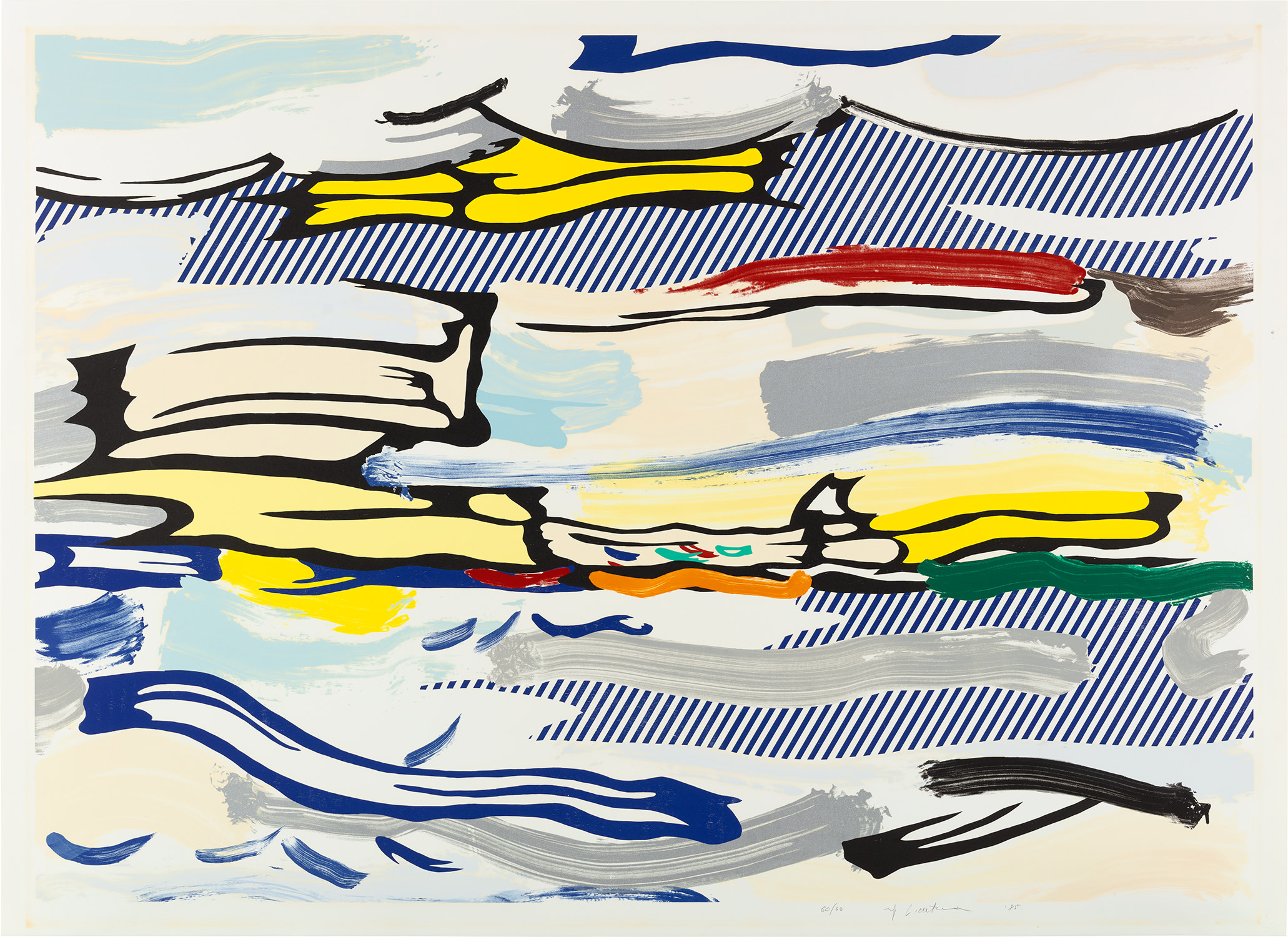 Roy Lichtenstein — Seascape, from Landscapes Series (G. 1252, C. 210)