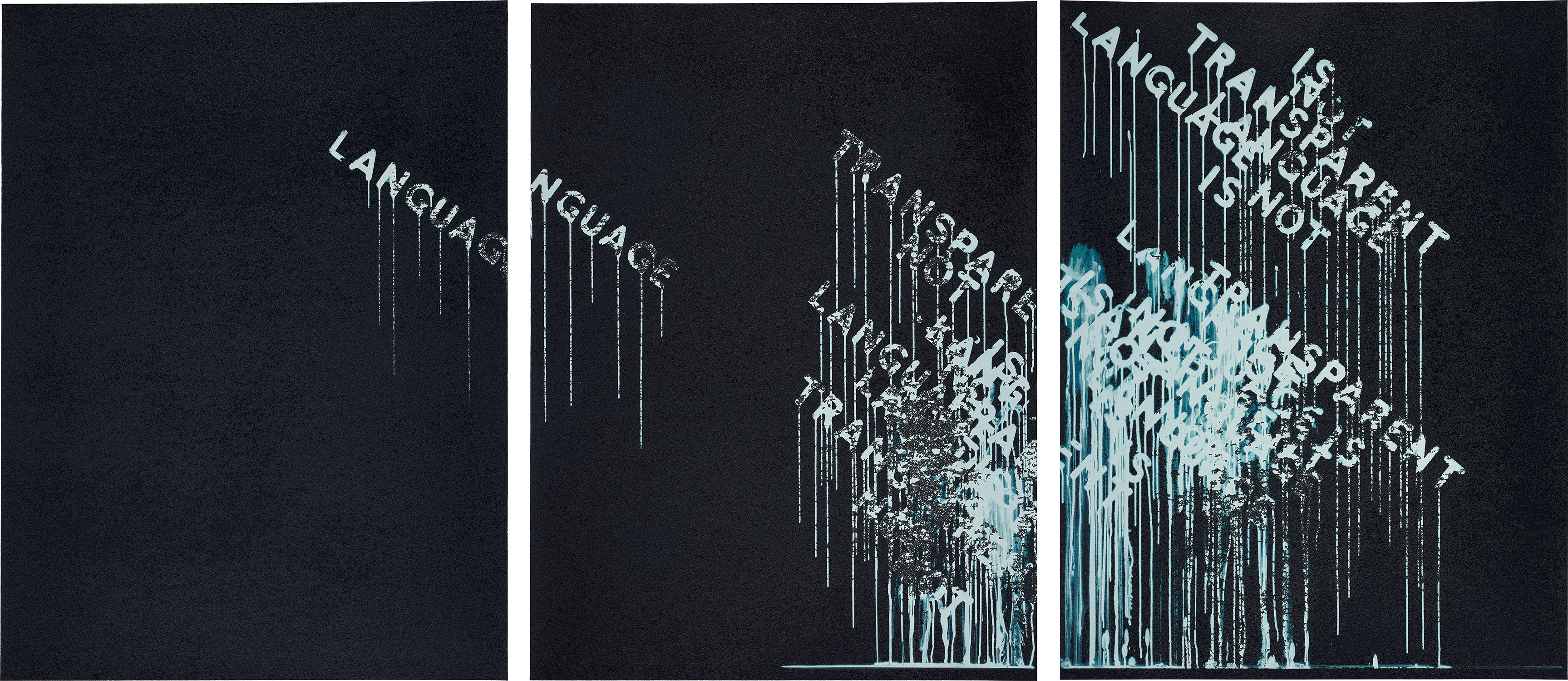 Mel Bochner — Language Is Not Transparent (K.W. 2017.01)