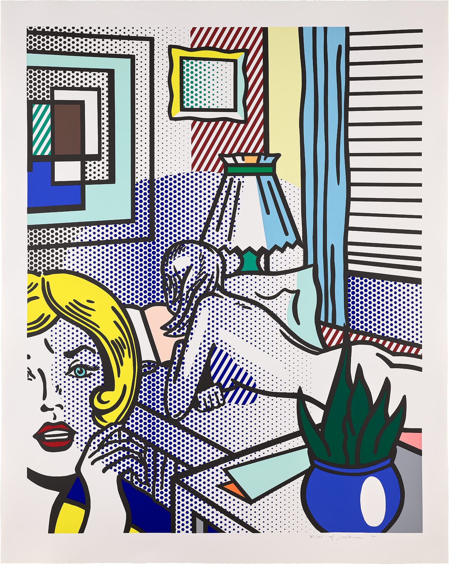 Roy Lichtenstein — Roommates, from Nudes Series (C. 282)