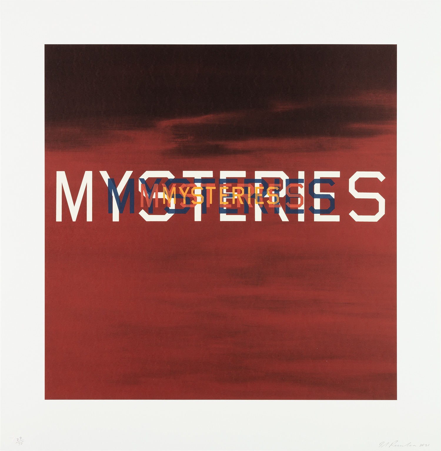 Ed Ruscha — Mysteries
