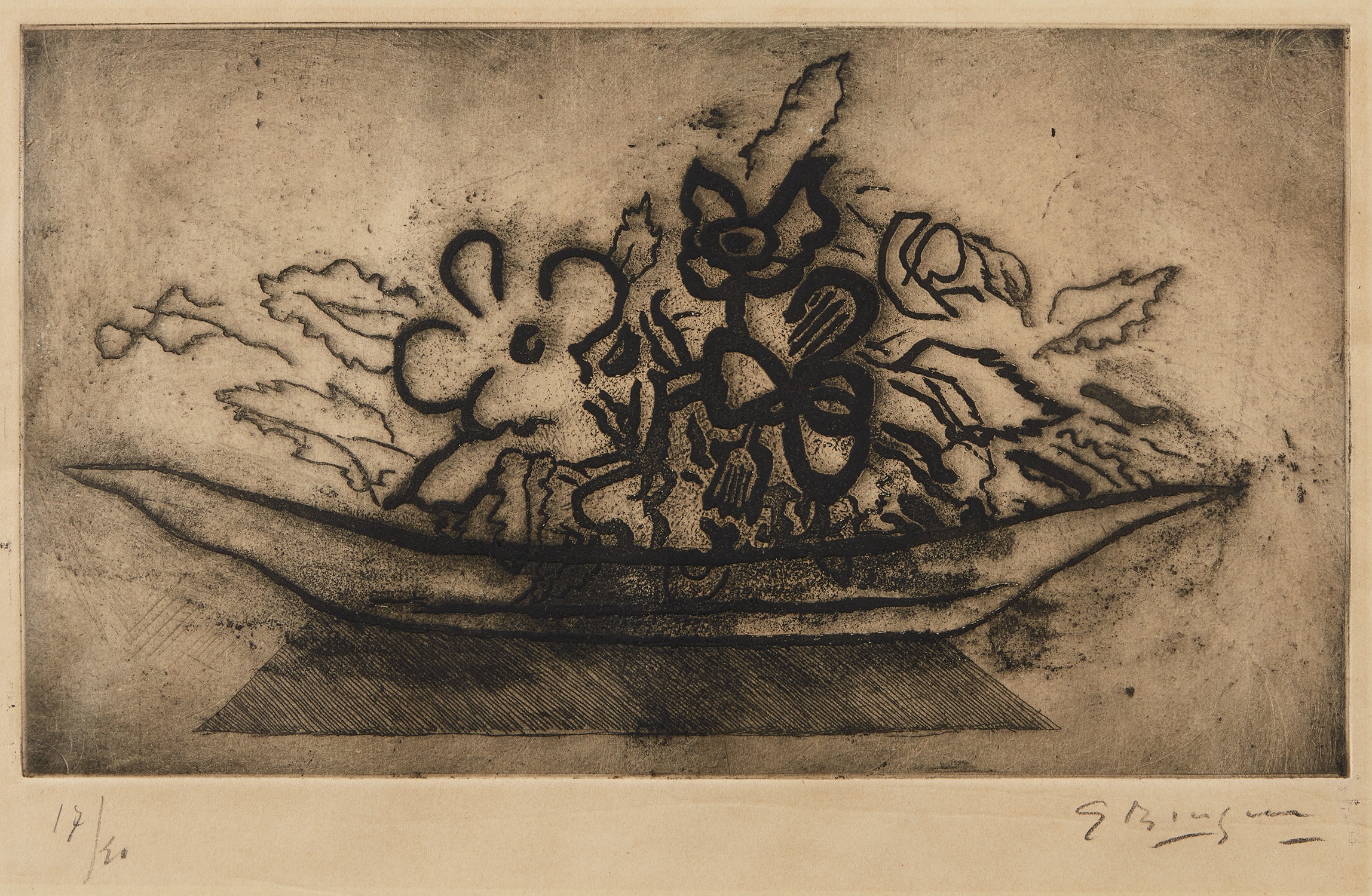 Corbeille de fleurs (Basket of Flowers) (V. 71)