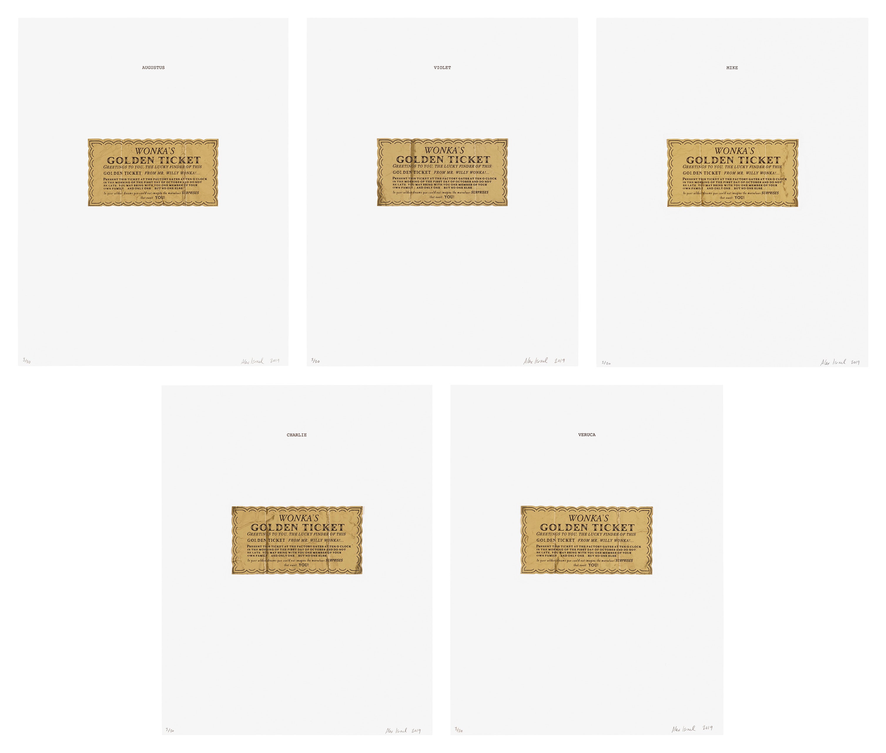 Alex Israel — Willy Wonka and the Chocolate Factory