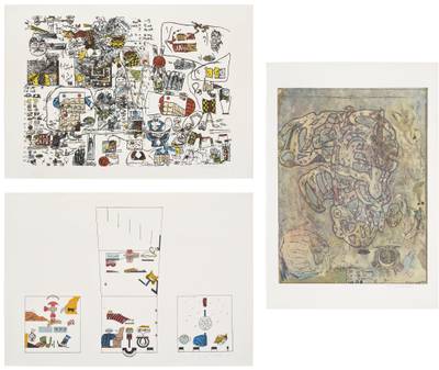 Rulle (Suggestions for the Cold War); Phase 3 of Sitting: Five Panels; and Africa Model