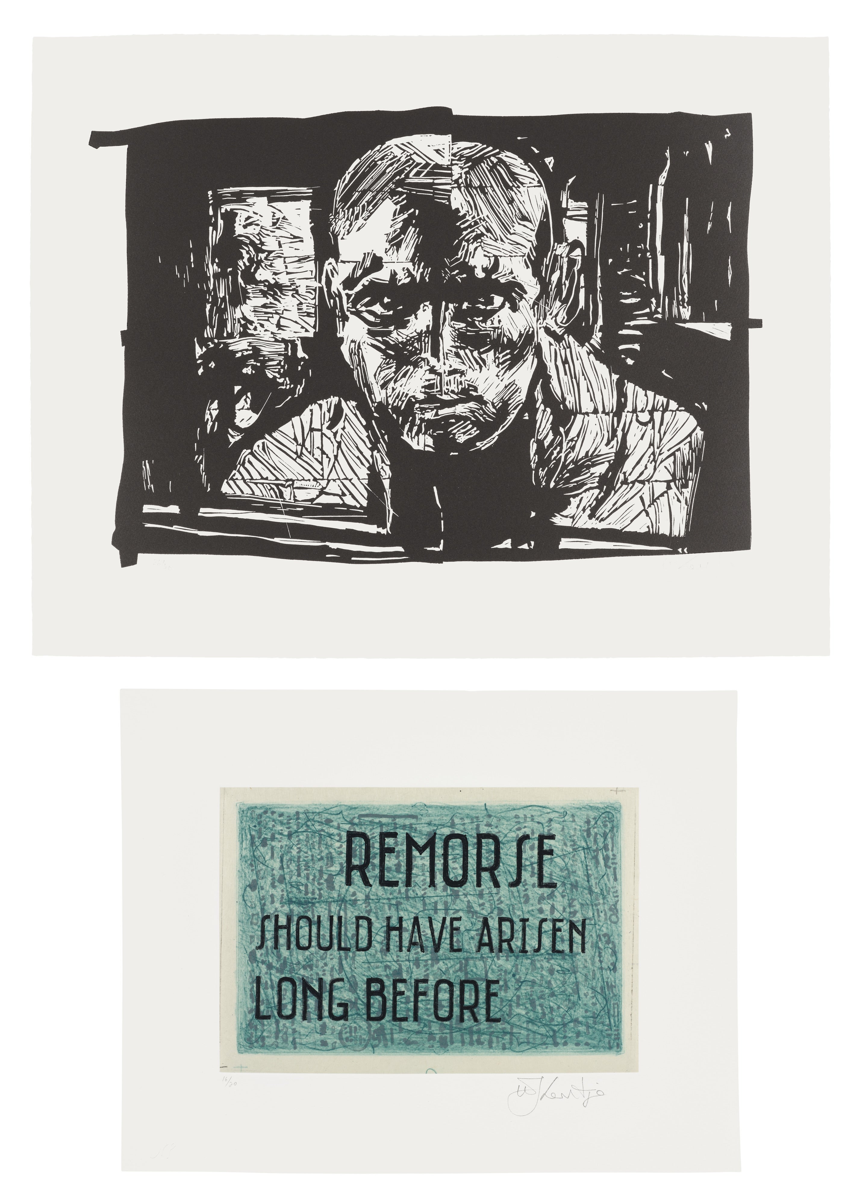 Jack, from The Lulu Plays; and Remorse Should Have Arisen Long Before, from Studio Life Gravures