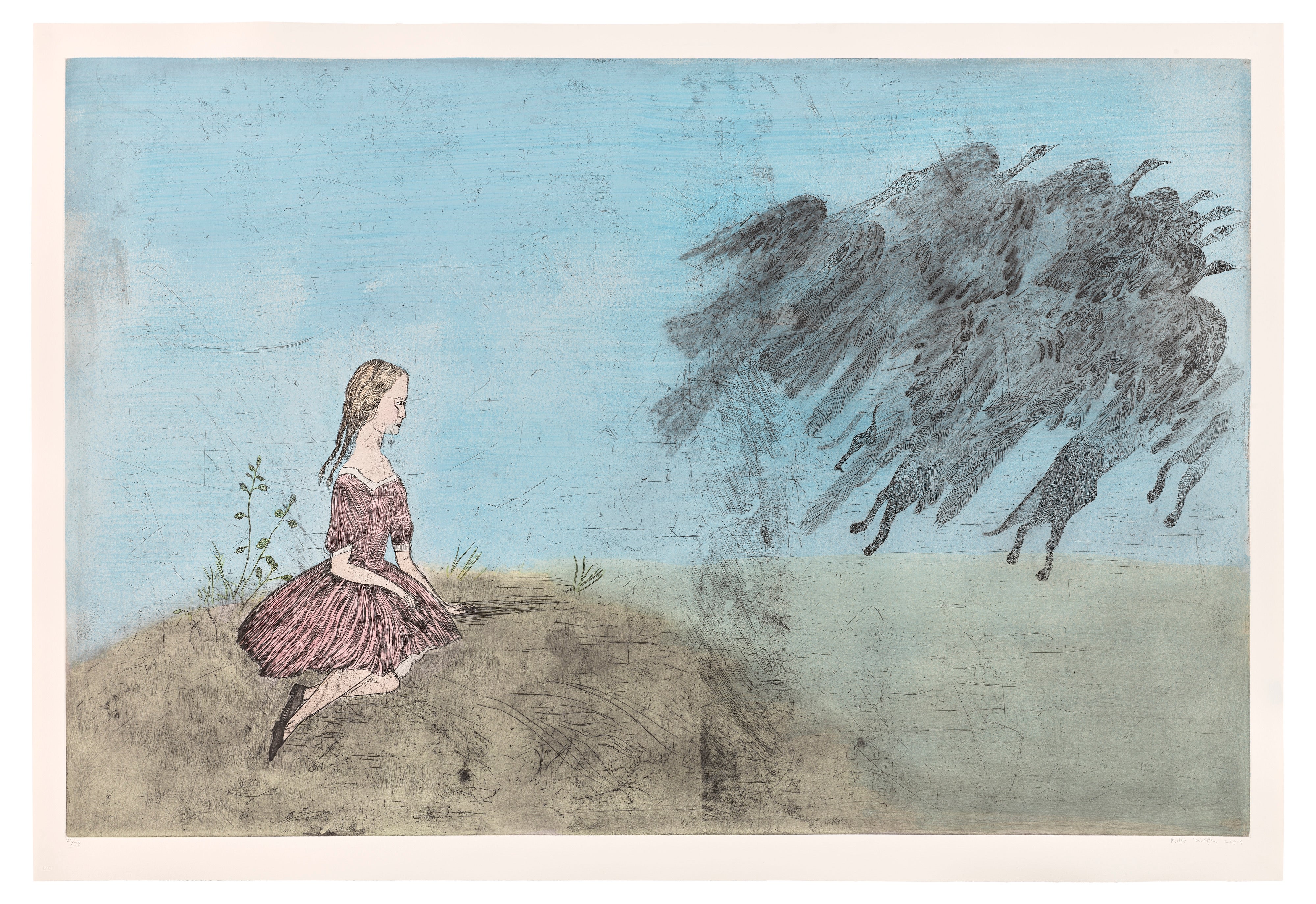 Kiki Smith — Come Away From Her (after Lewis Carroll) (W. 124)