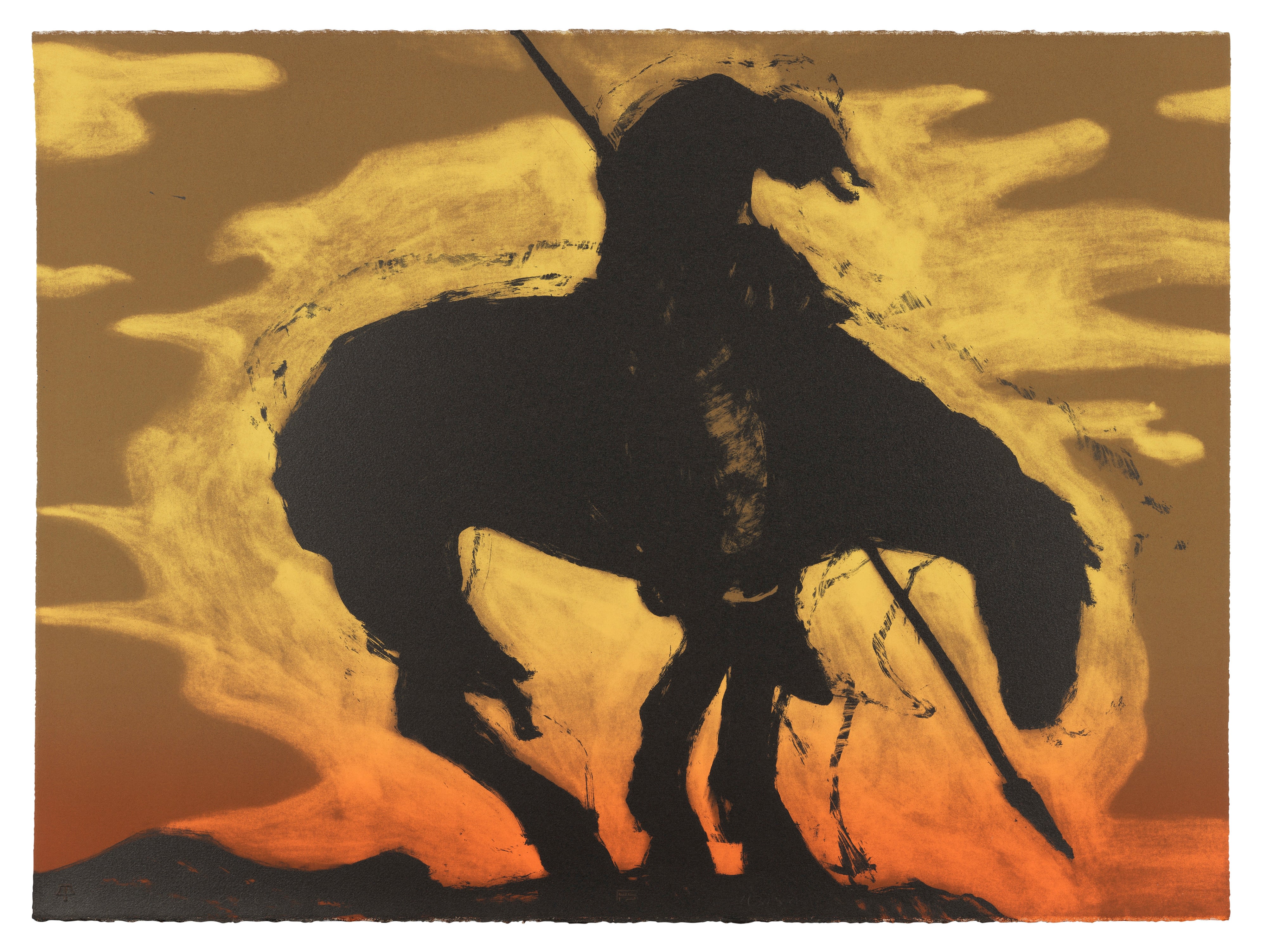 Fritz Scholder — Indian Cliché (State III) (T. 78-634b)