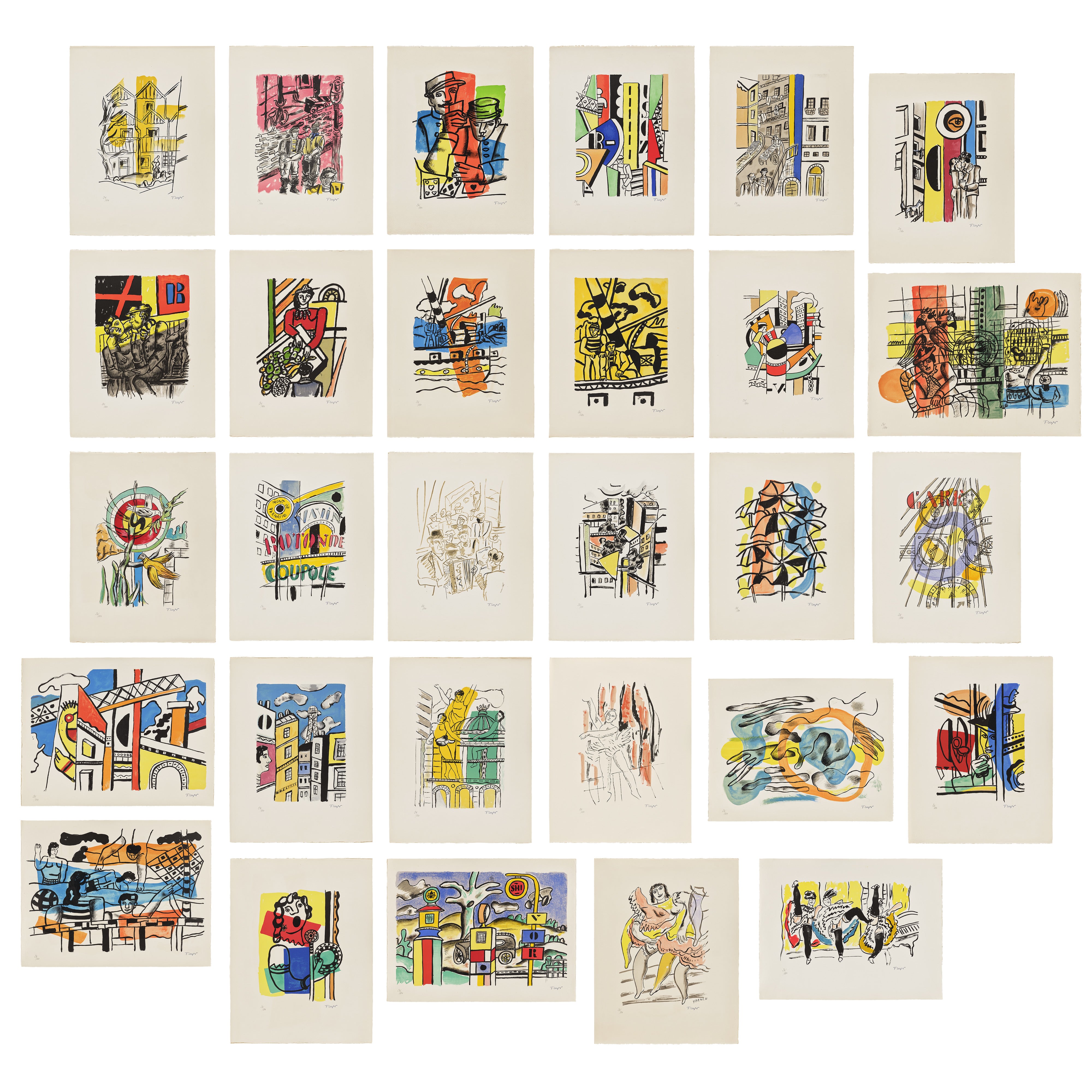 Fernand Léger — La Ville (The City) (S. pp. 238-239, 286-287)