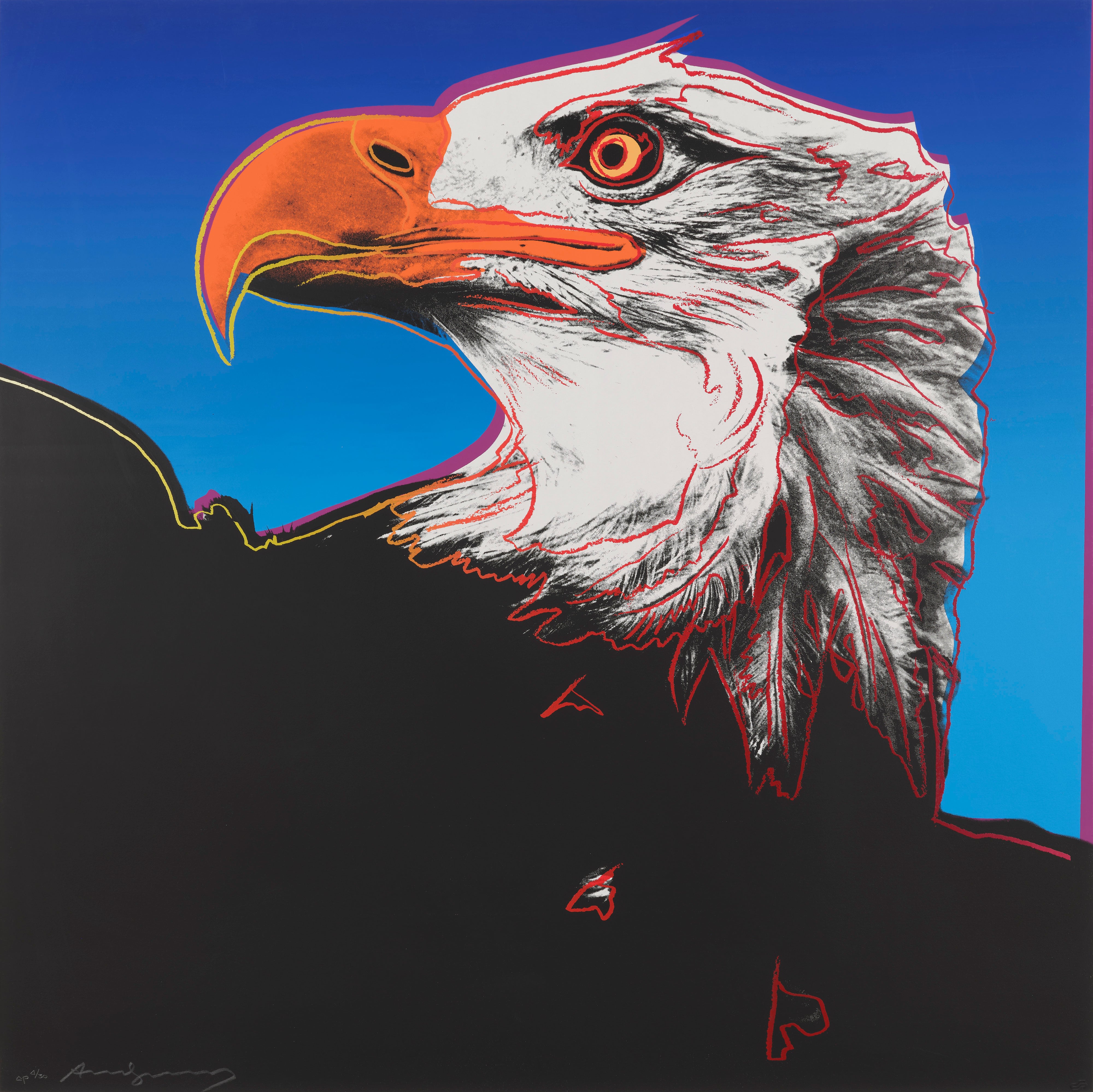 Andy Warhol — Bald Eagle, from Endangered Species (F. & S. 296)