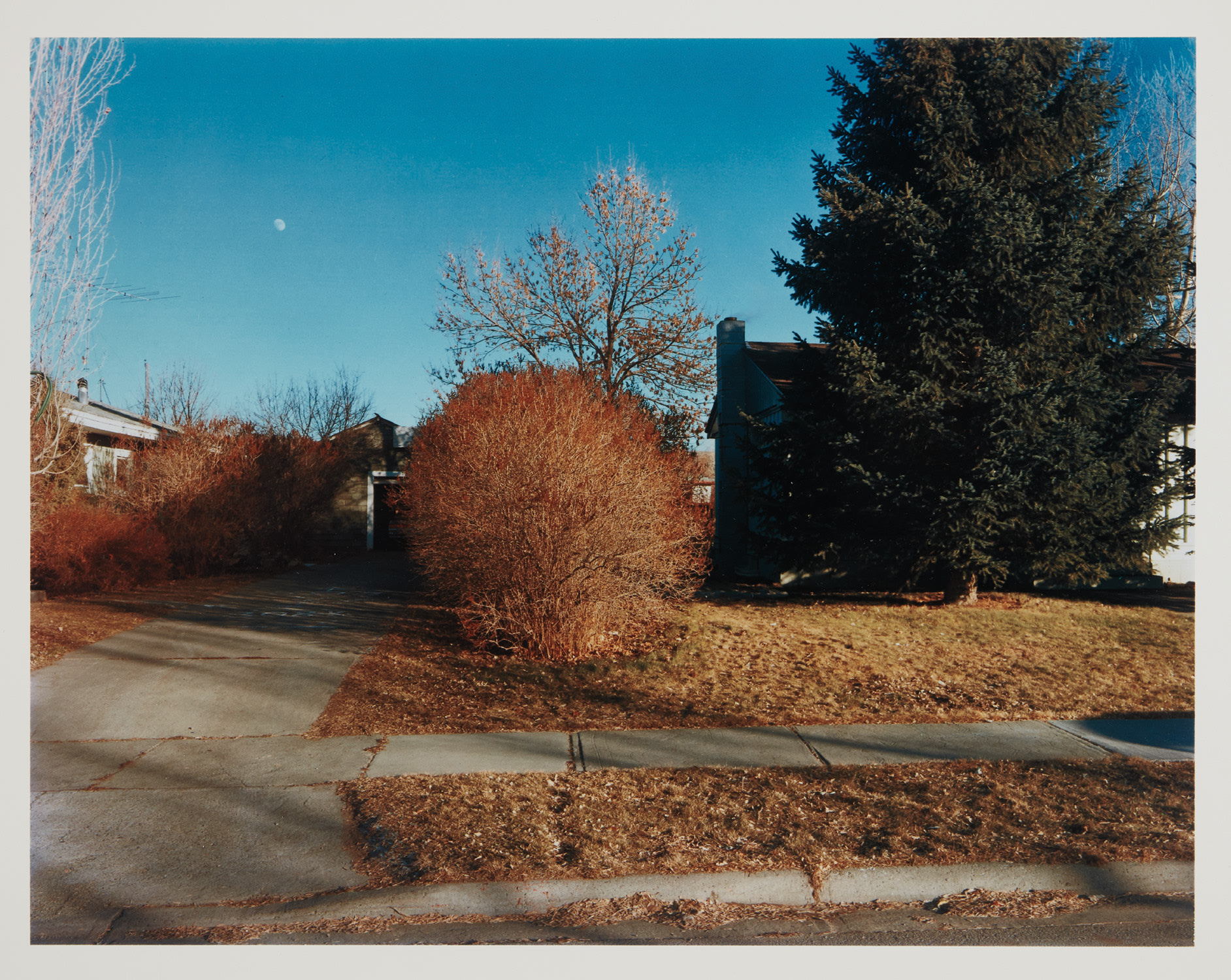 Stephen Shore — North Black Avenue, Bozeman, Montana, January 16, from Anthology Film Archive Commemorative Portfolio