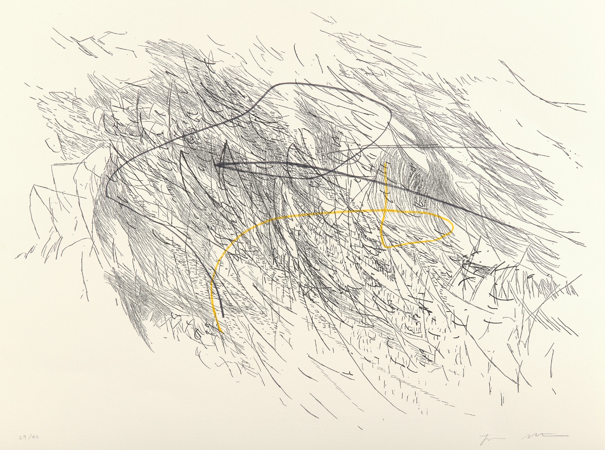 Julie Mehretu — Sapphic Strophe 2, from Poetry of Sappho