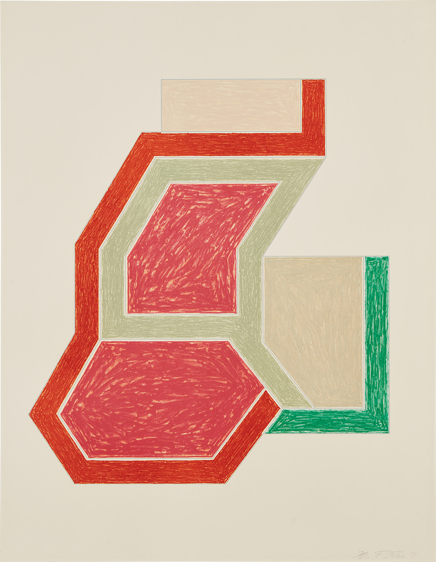 Frank Stella — Sunapee, from Eccentric Polygons (G. 546, A. & K. 100)