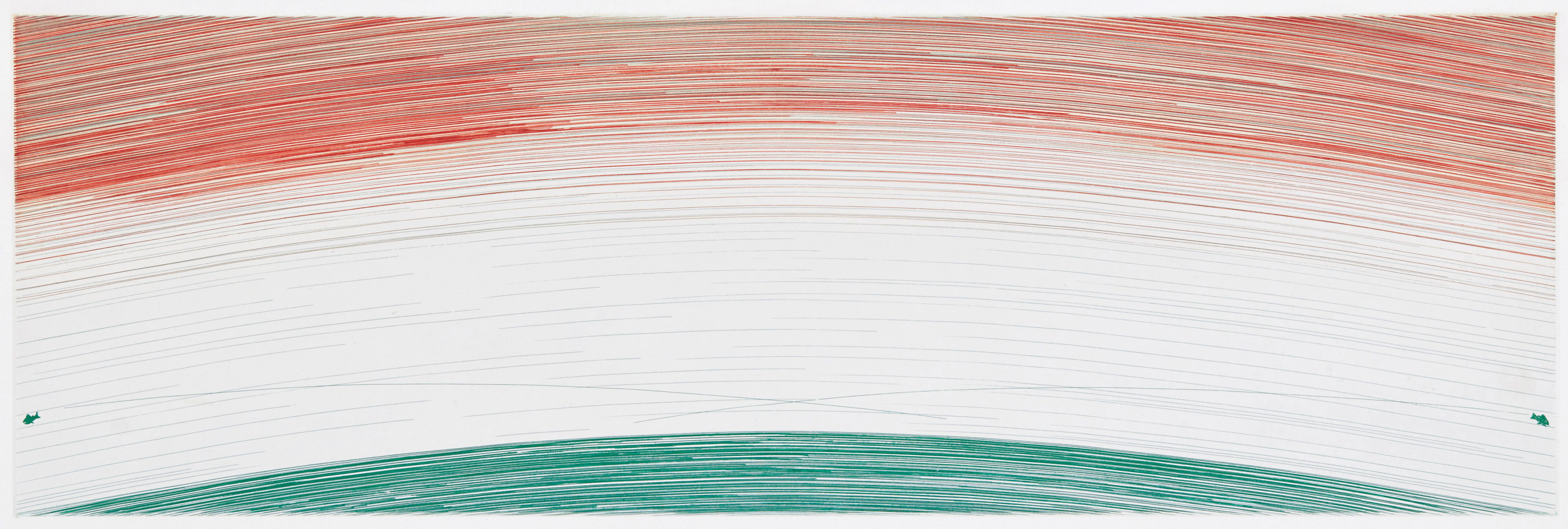 Ed Ruscha — Two Jumping Fish (E. 114)