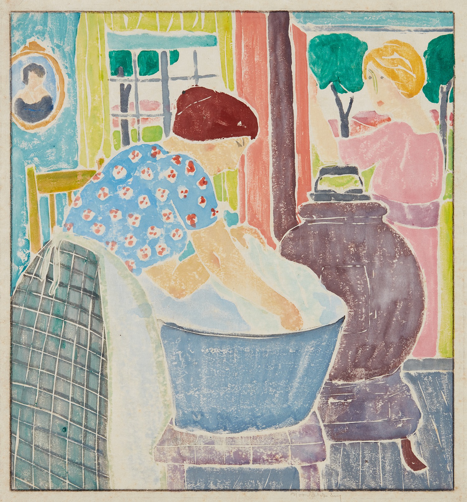 B.J.O. Nordfeldt — Wash Day (D. 37)