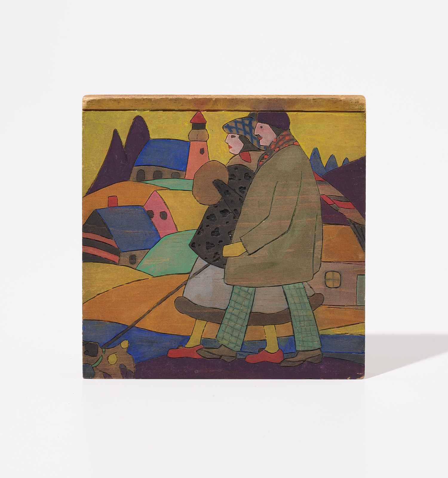 Two Figures in Provincetown/Walking in Provincetown