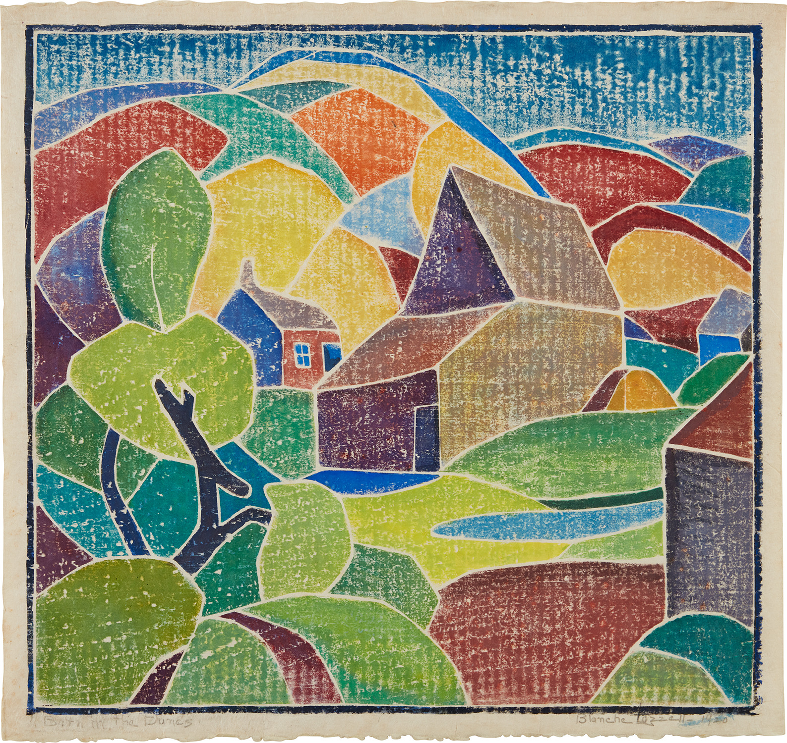 Blanche Lazzell — Barn in the Dunes (C. bl. 30)