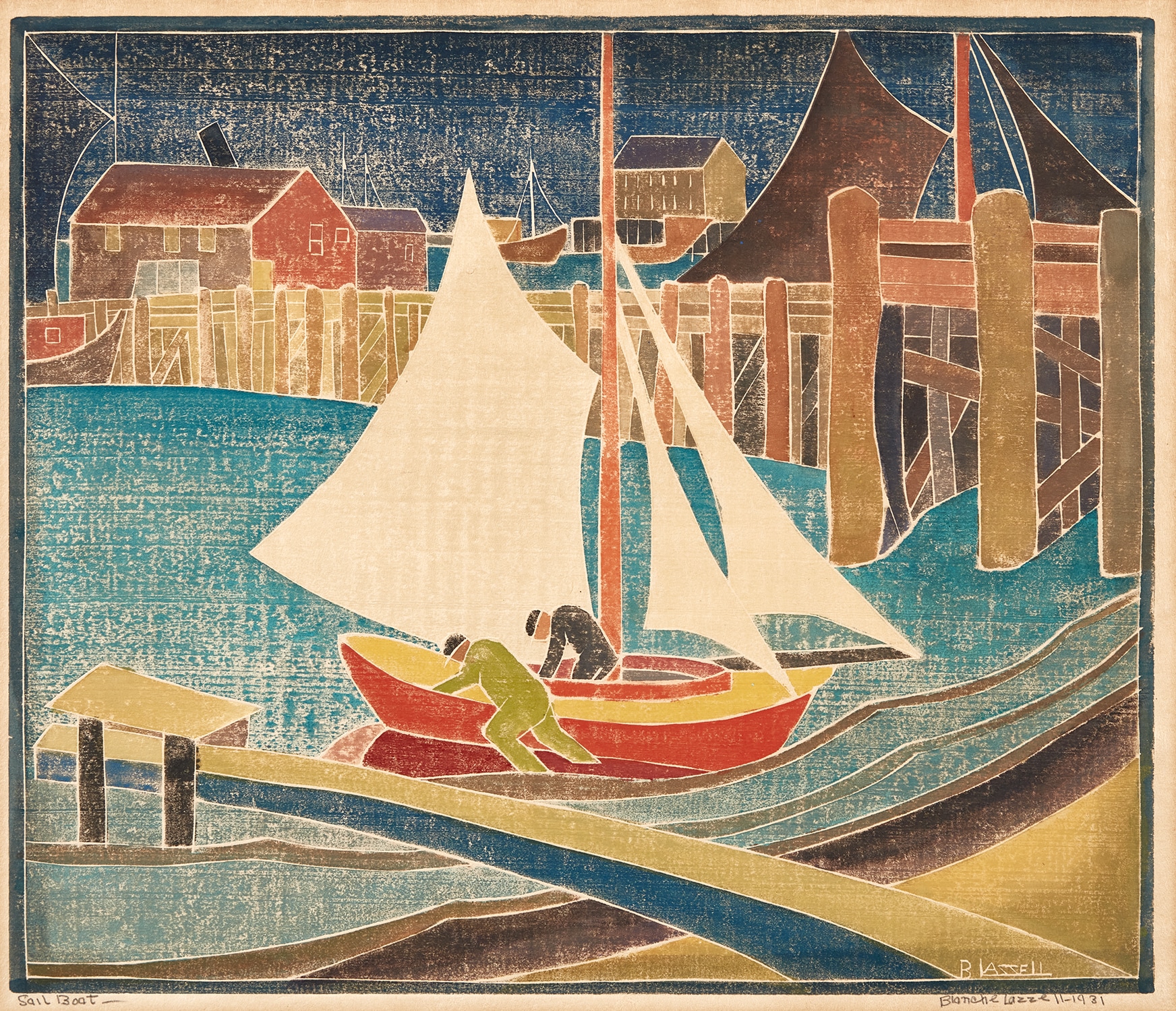 Blanche Lazzell — Sail Boat (C. bl. 79)