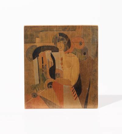 Seated Woman/Flowers