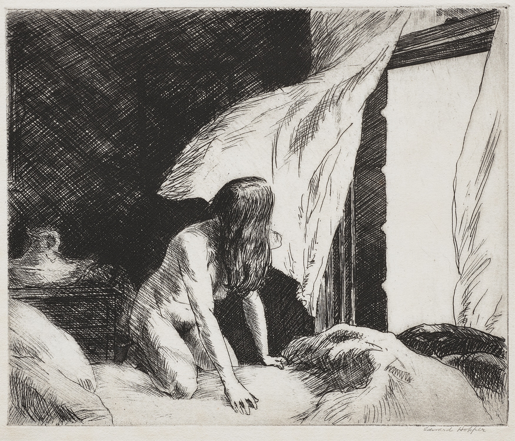 Edward Hopper — Evening Wind (L. 77)