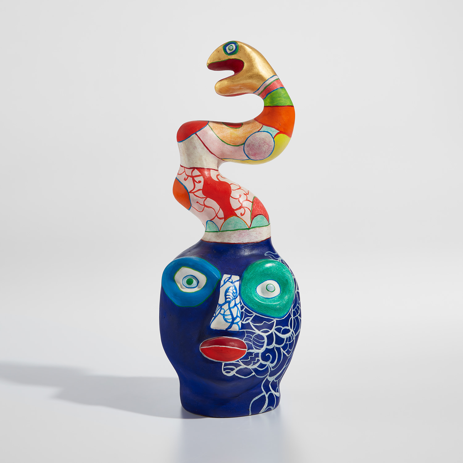 Niki de Saint Phalle — Head with Snake