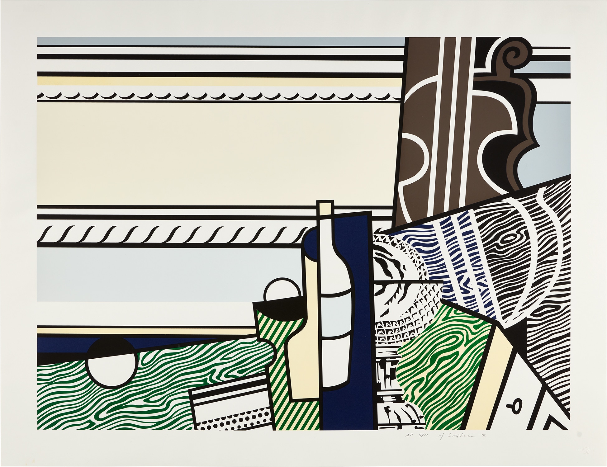 Roy Lichtenstein — Still Life with Crystal Bowl (S. 1976.07, C. 150)