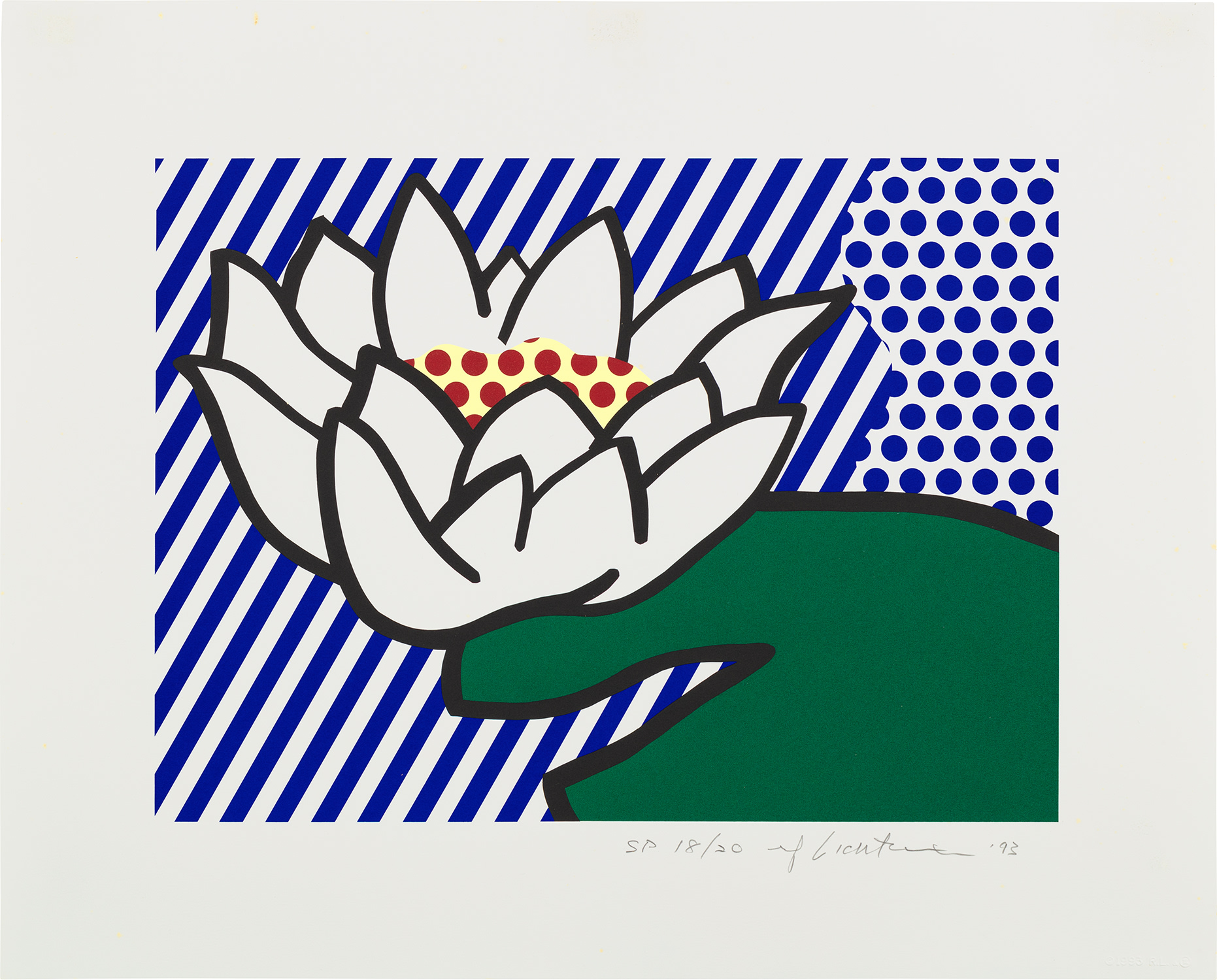 Roy Lichtenstein — Water Lily (G. 1582, C. 281)