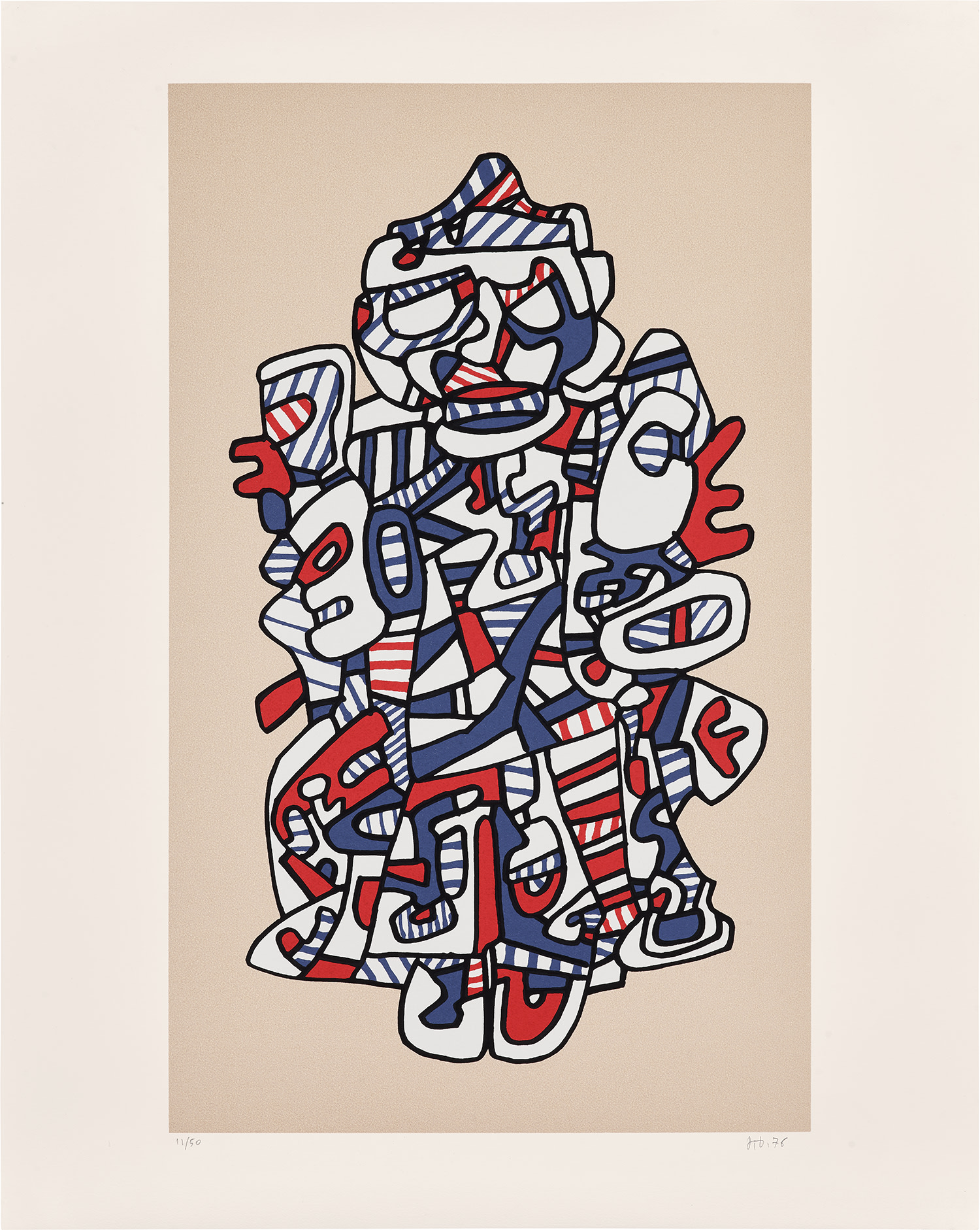 Jean Dubuffet — Le Vizir (The Vizier), from Fables (W. 1182)