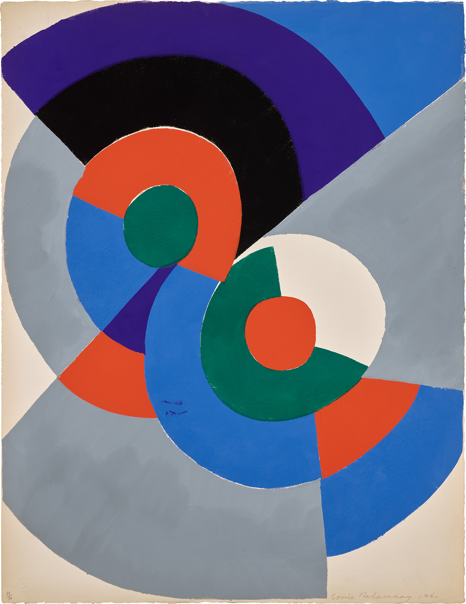 Sonia Delaunay — Soupault, from Poésie de mots, poésie de couleurs (The Poetry of Words, The Poetry of Colors)