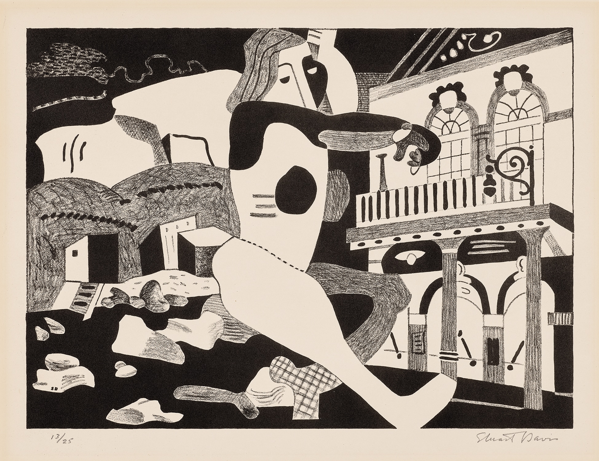 Stuart Davis — Theater on the Beach (C. & M. 16)