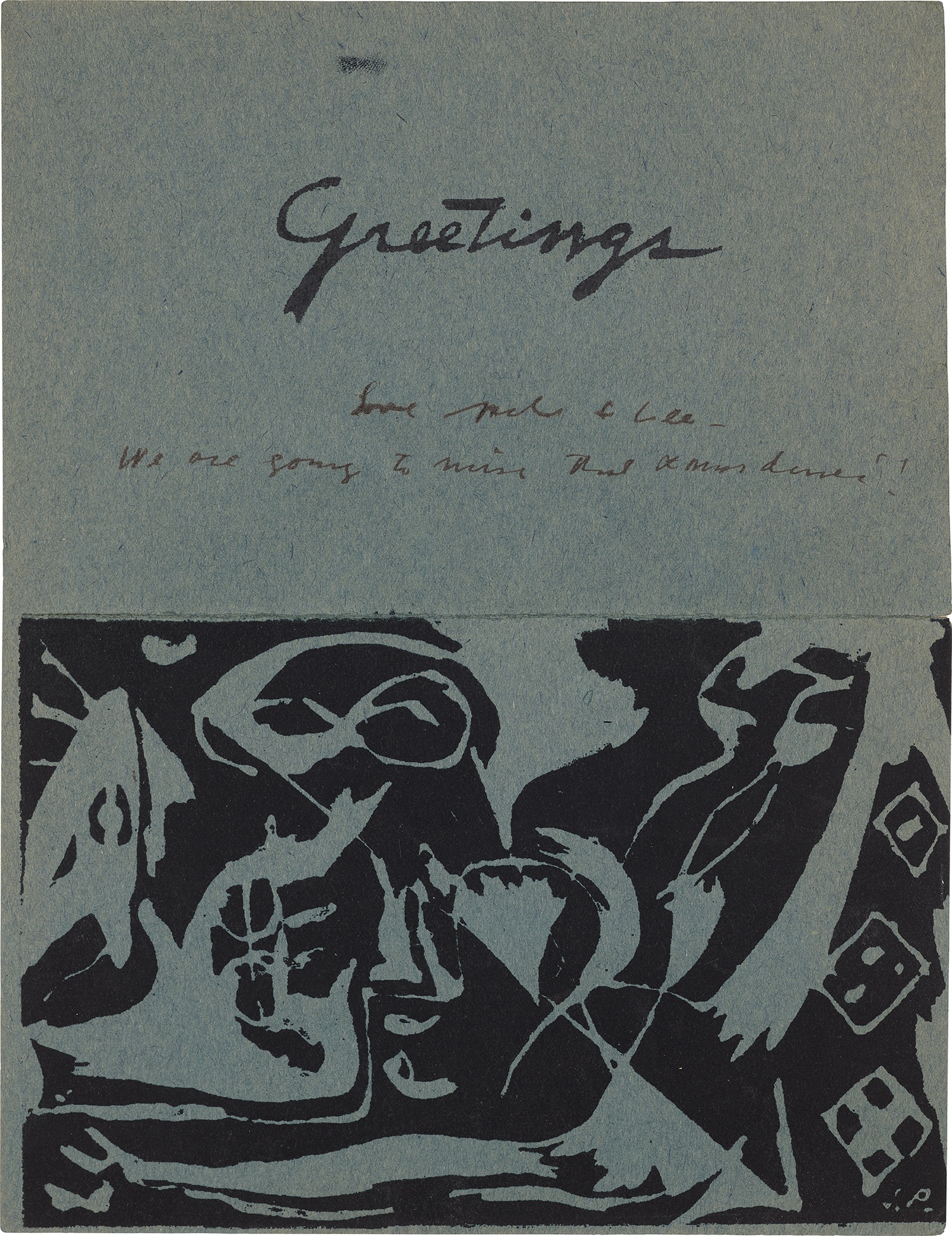 Greeting Card (O'C. & T. 1088)