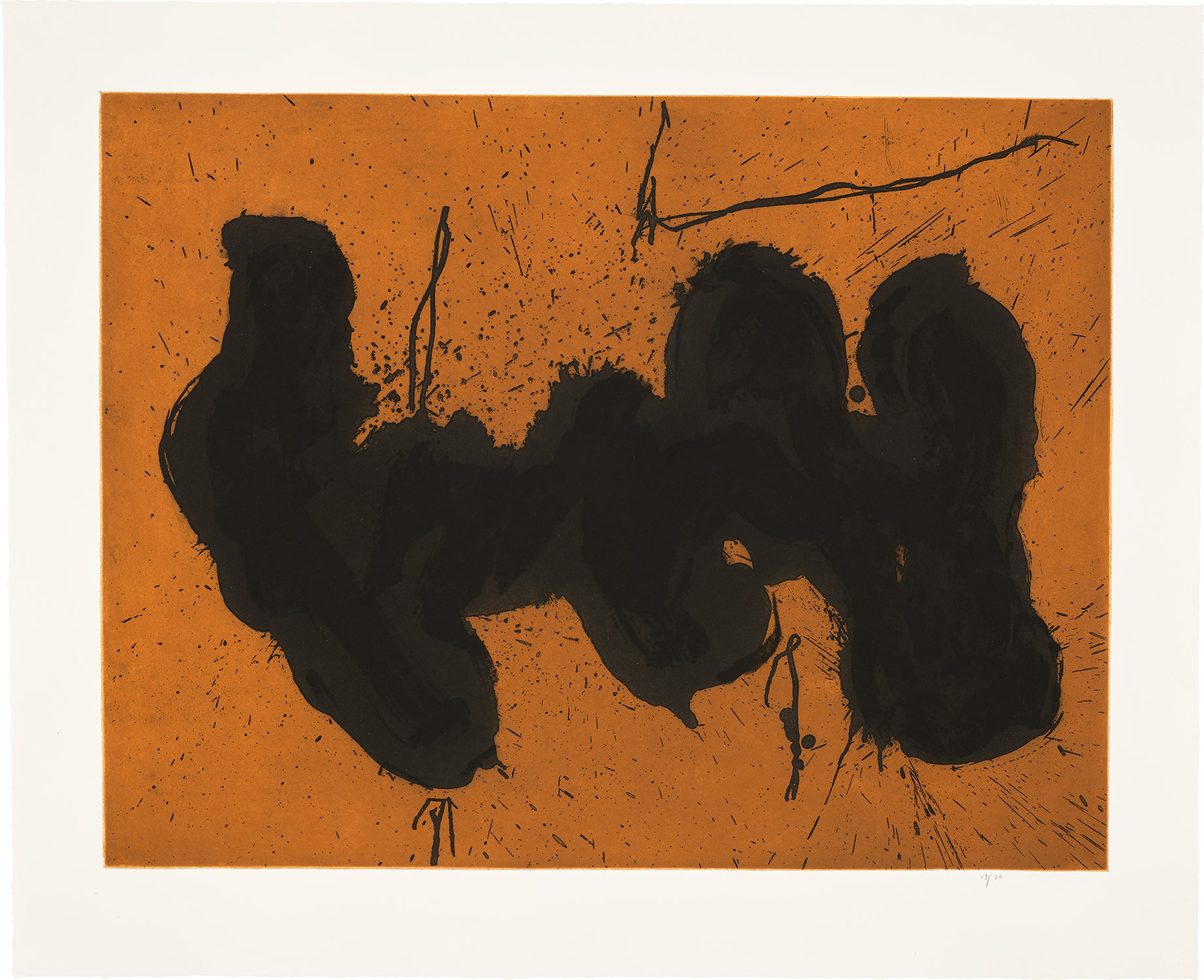 Robert Motherwell — Barcelona Elegy to the Spanish Republic (E. & B. 533)
